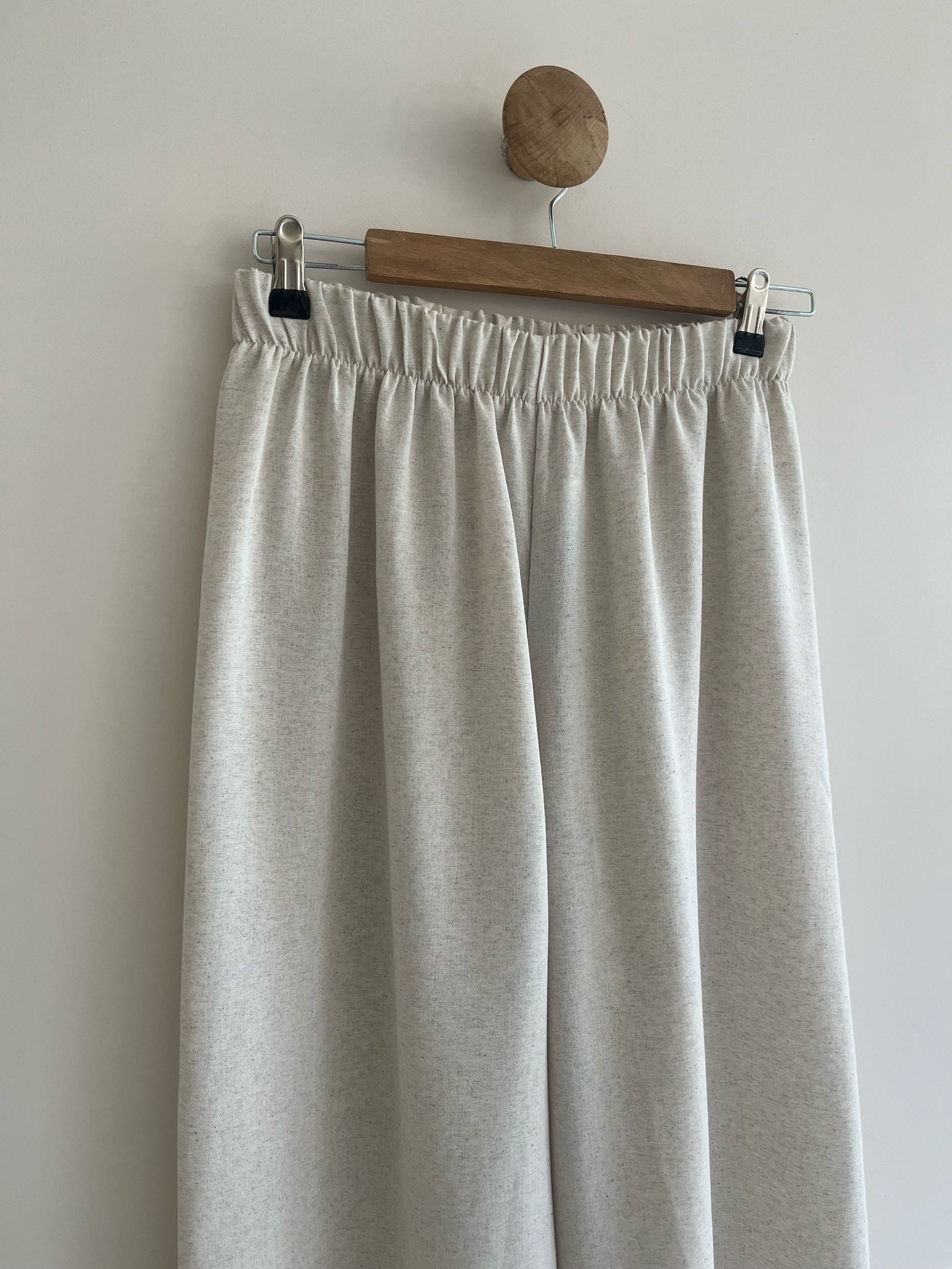 Wide Leg Linen Trousers