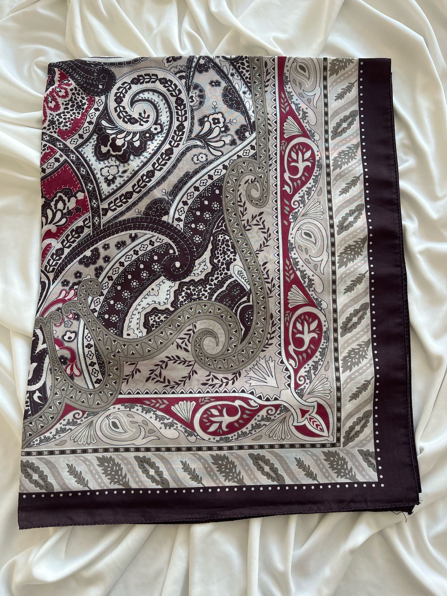 Ethnic Patterned Cotton Shawl