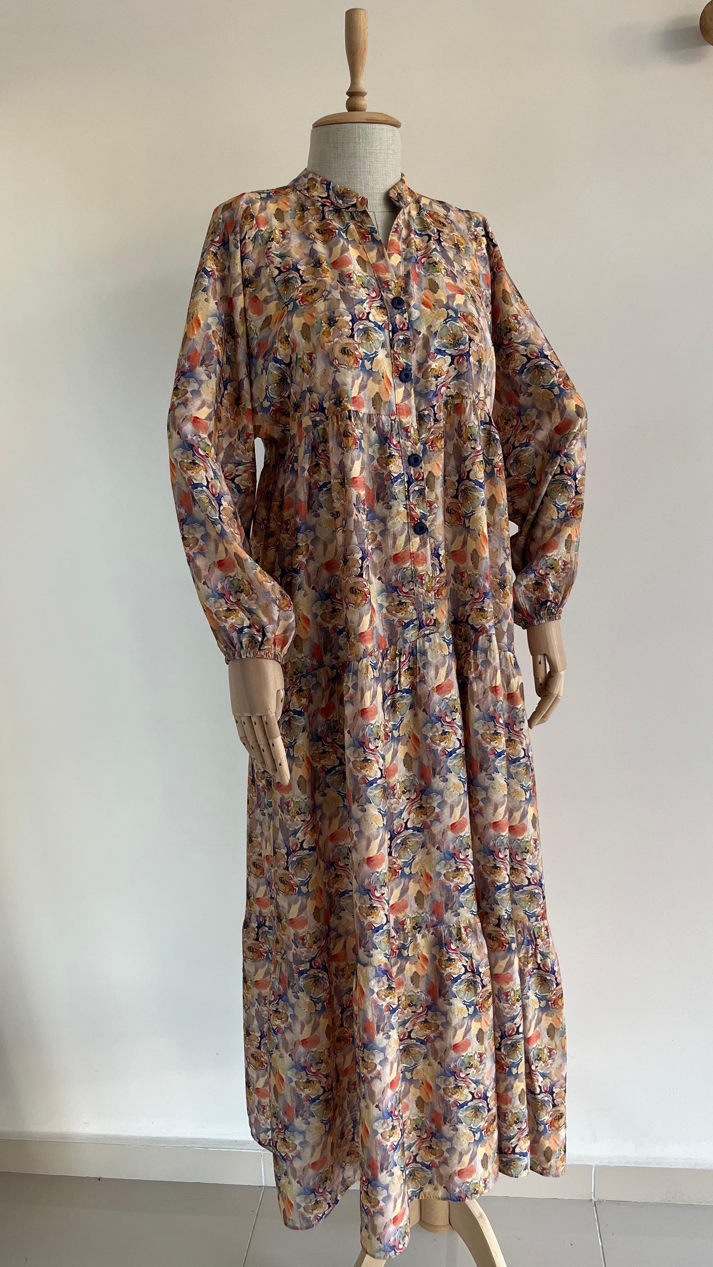 Rose Patterned Dress