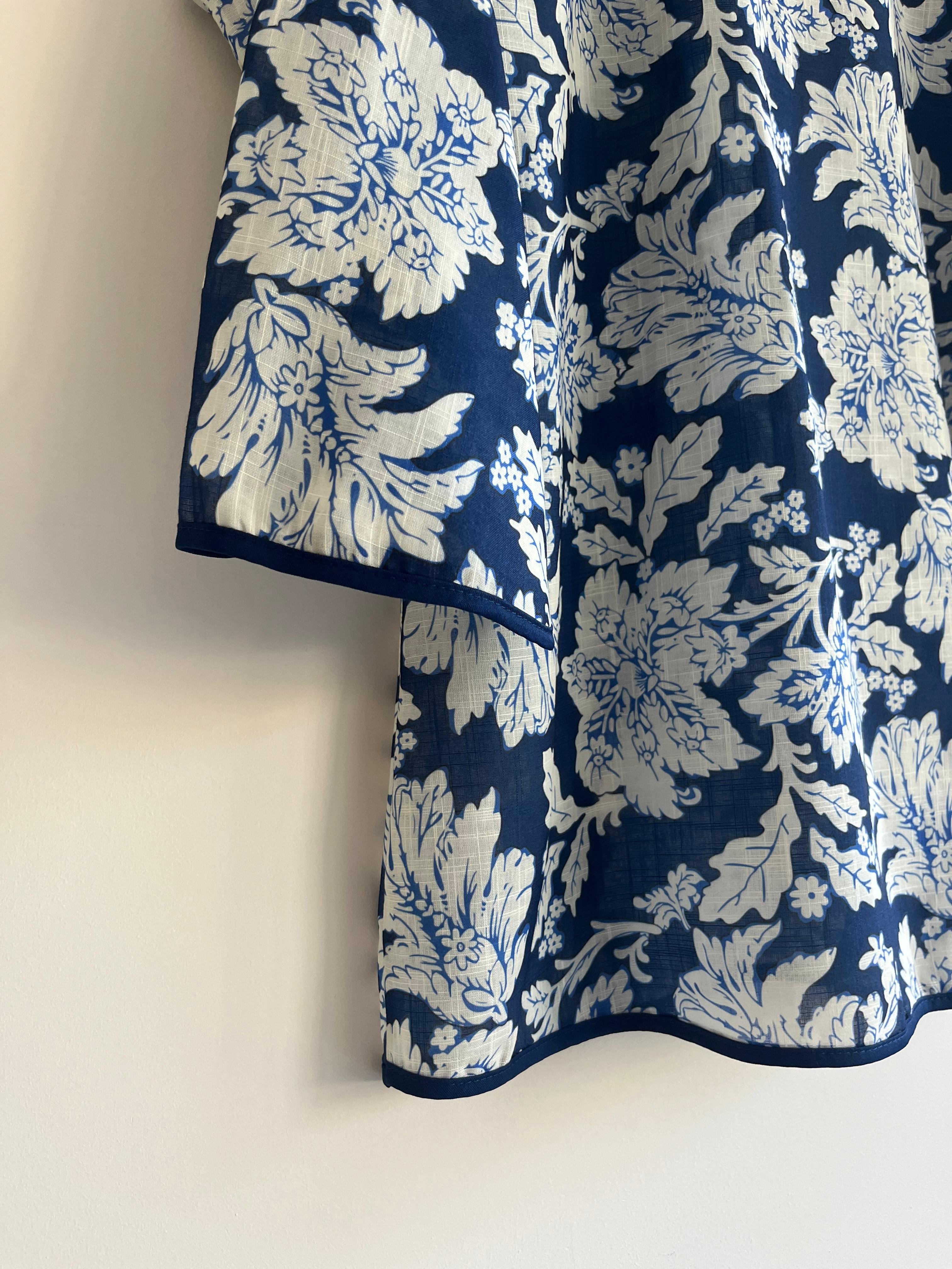 Patterned Linen Kimono
