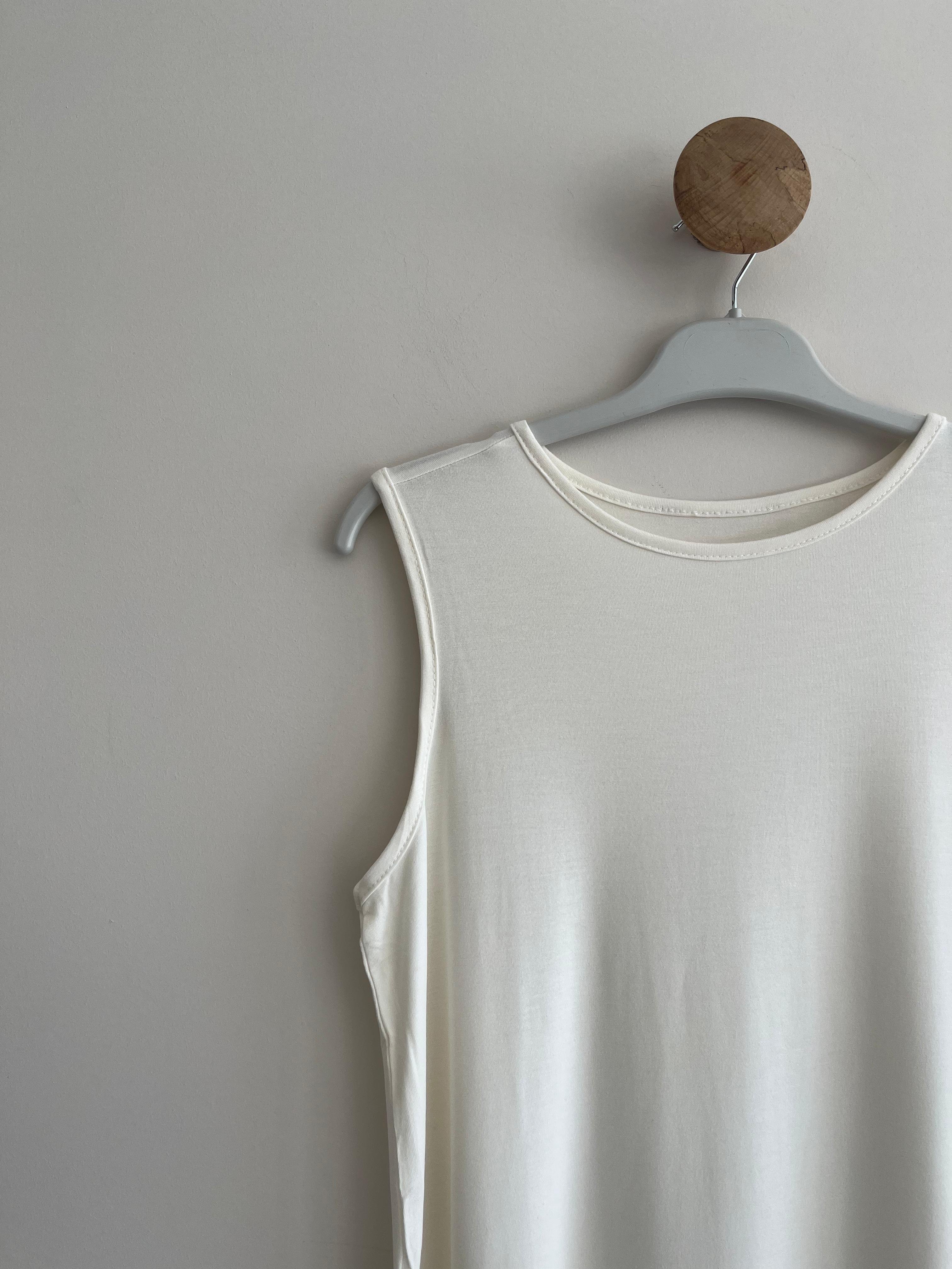 Zero Sleeve Combed Cotton Underwear