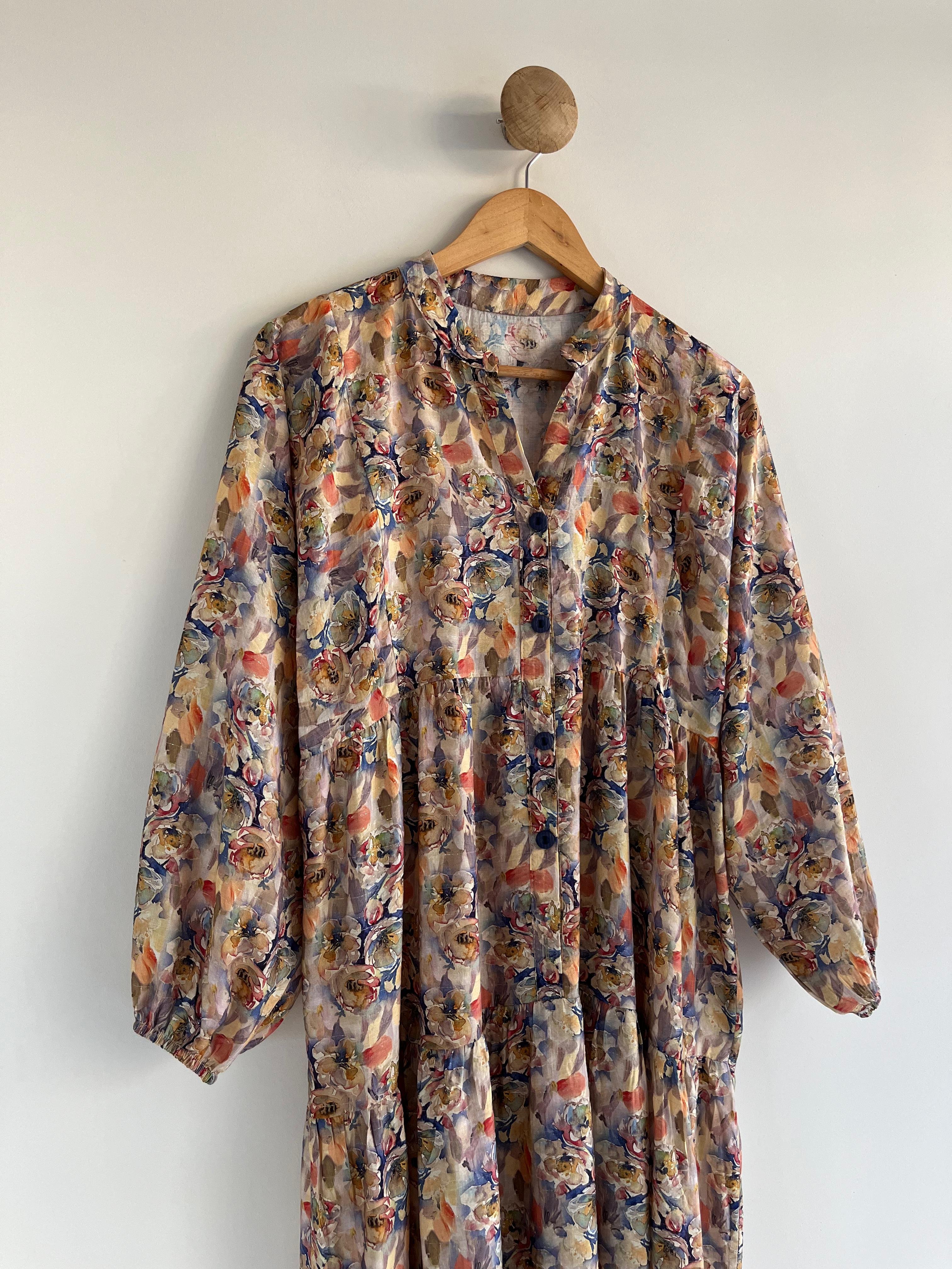 Rose Patterned Dress
