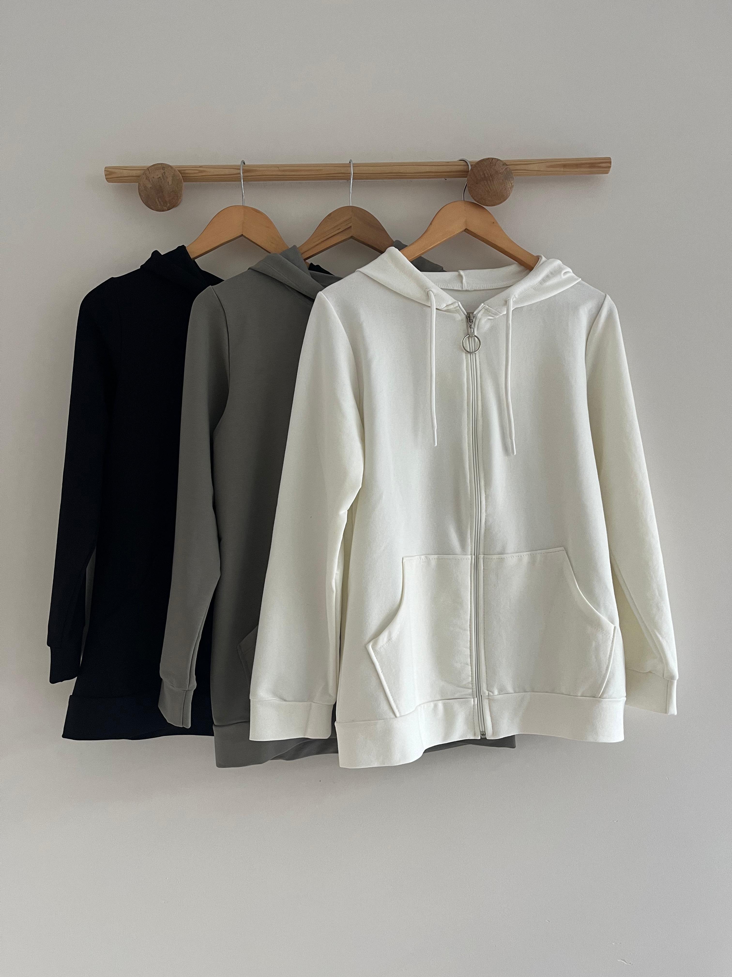 Fermuarlı Sweatshirt