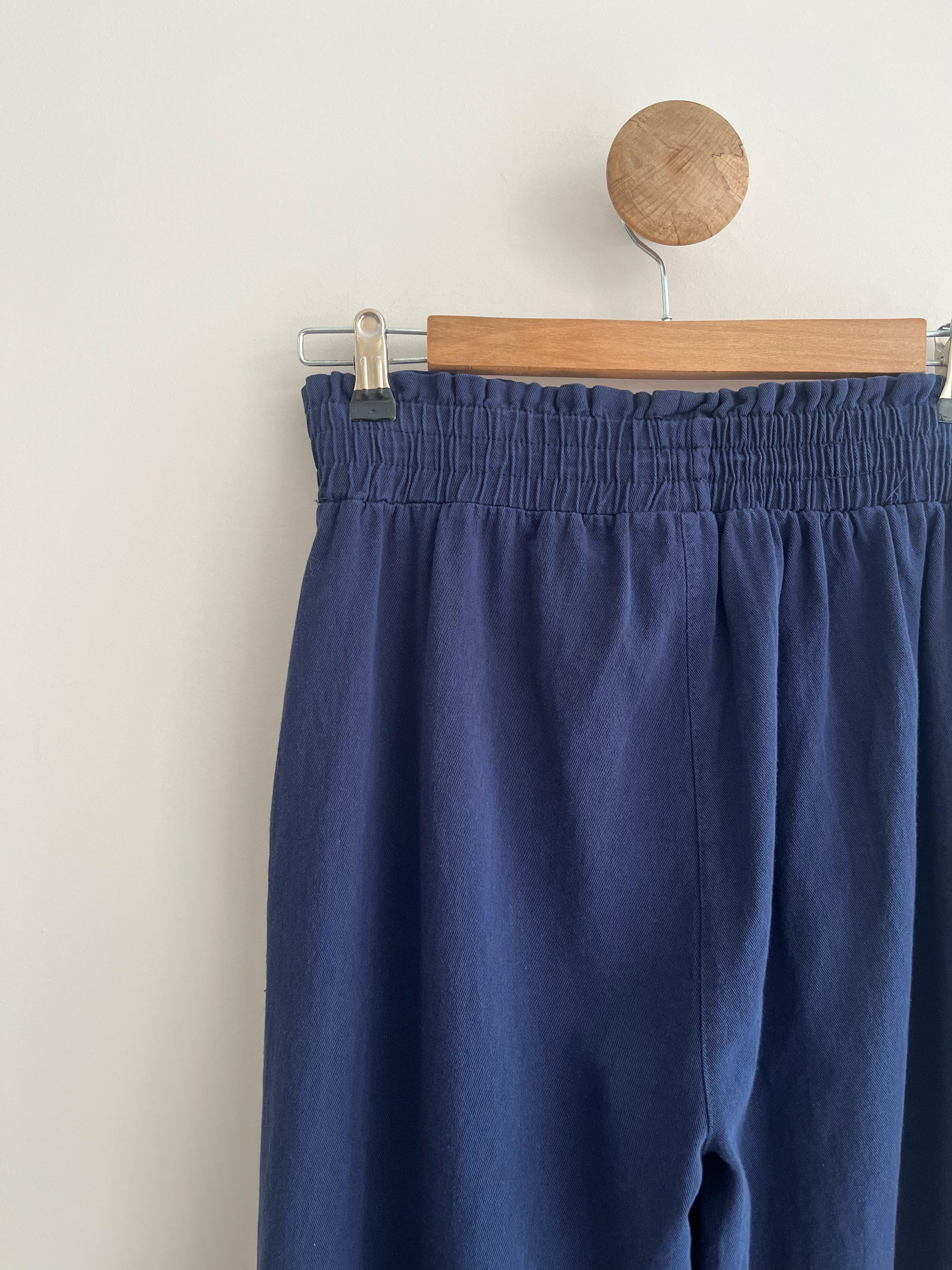 Pamuklu Gabardin İspanyol Paça Pant
