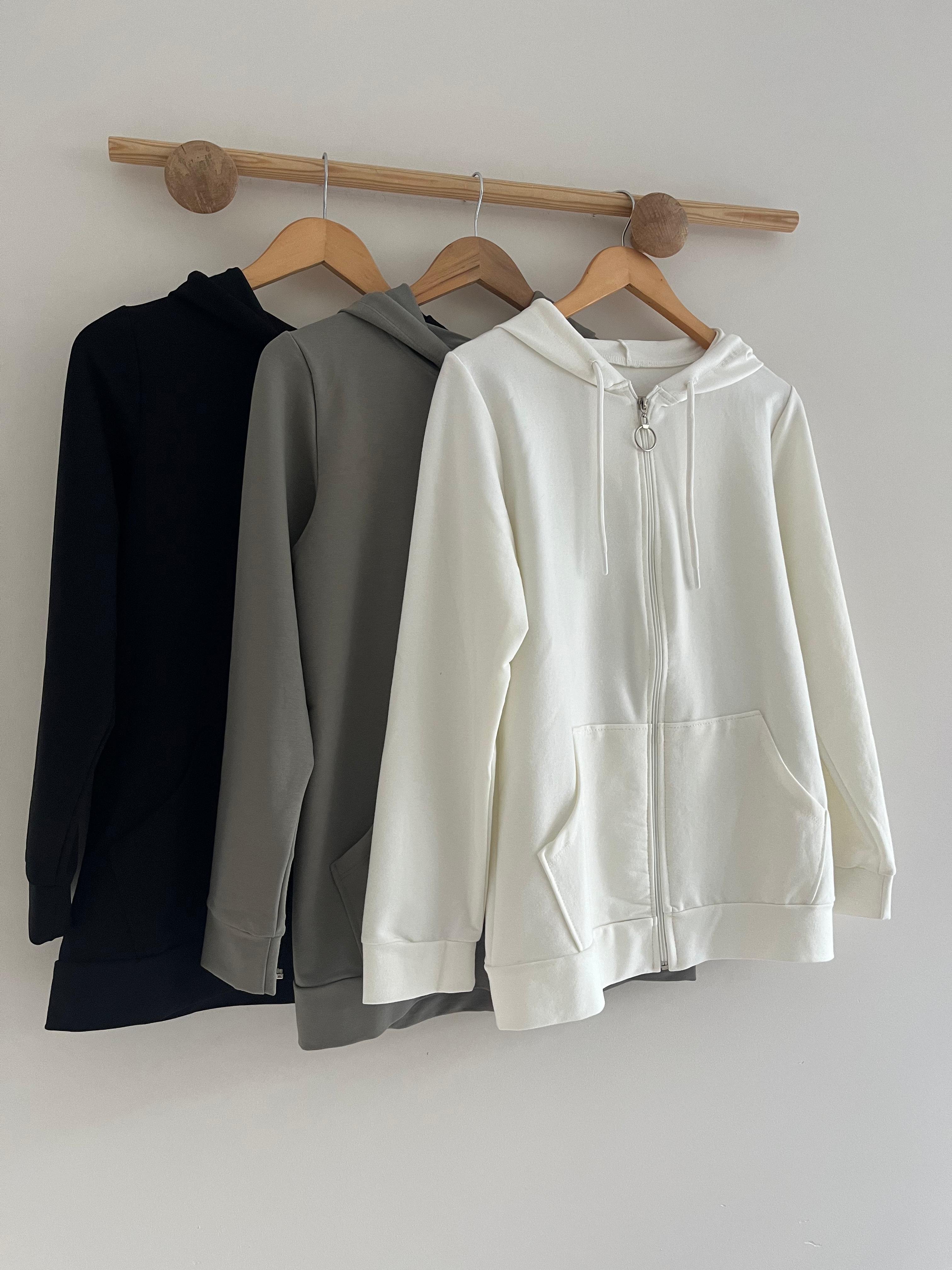 Fermuarlı Sweatshirt