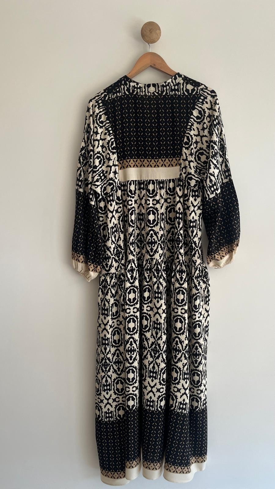 Authentic Patterned Viscose Dress 