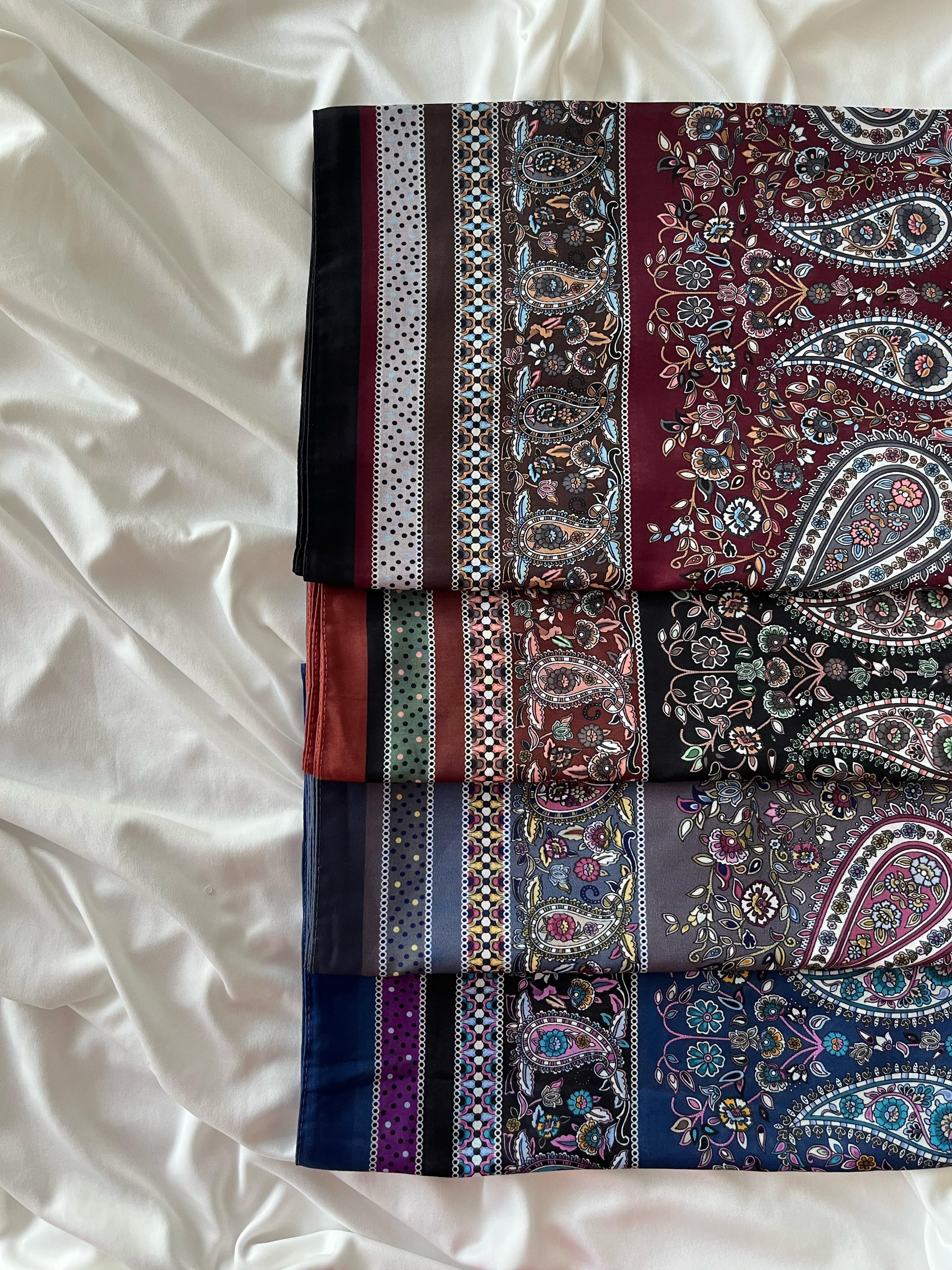 Drop Patterned Ethnic Shawl