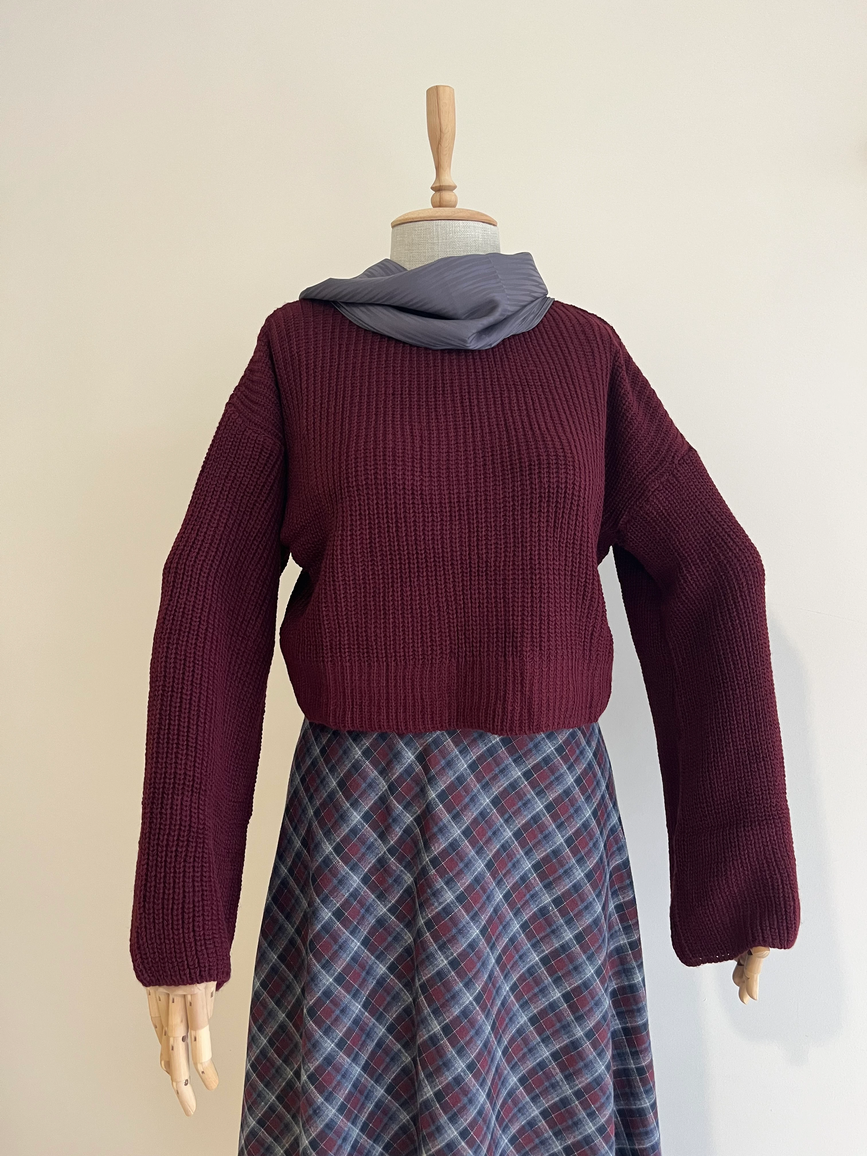 Geniş Kollu Triko Kazak