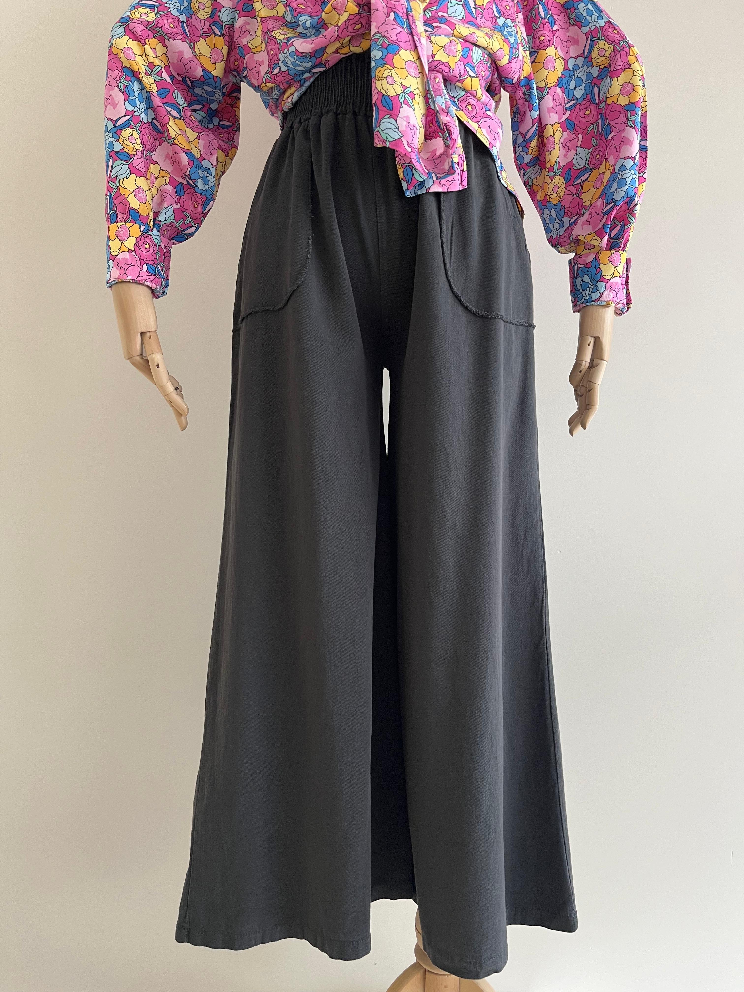 Pamuklu Gabardin İspanyol Paça Pant