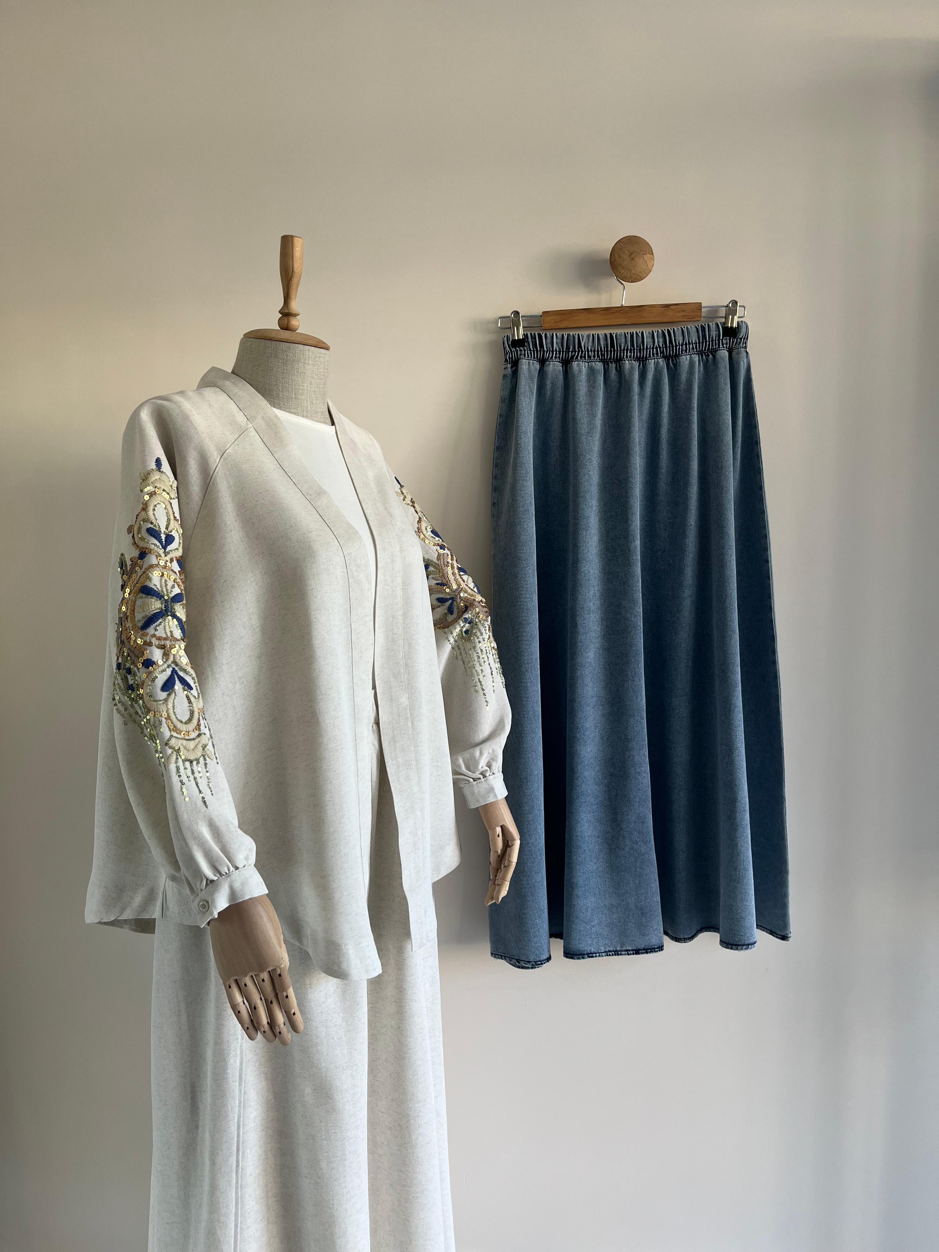 Nakışlı Kimono