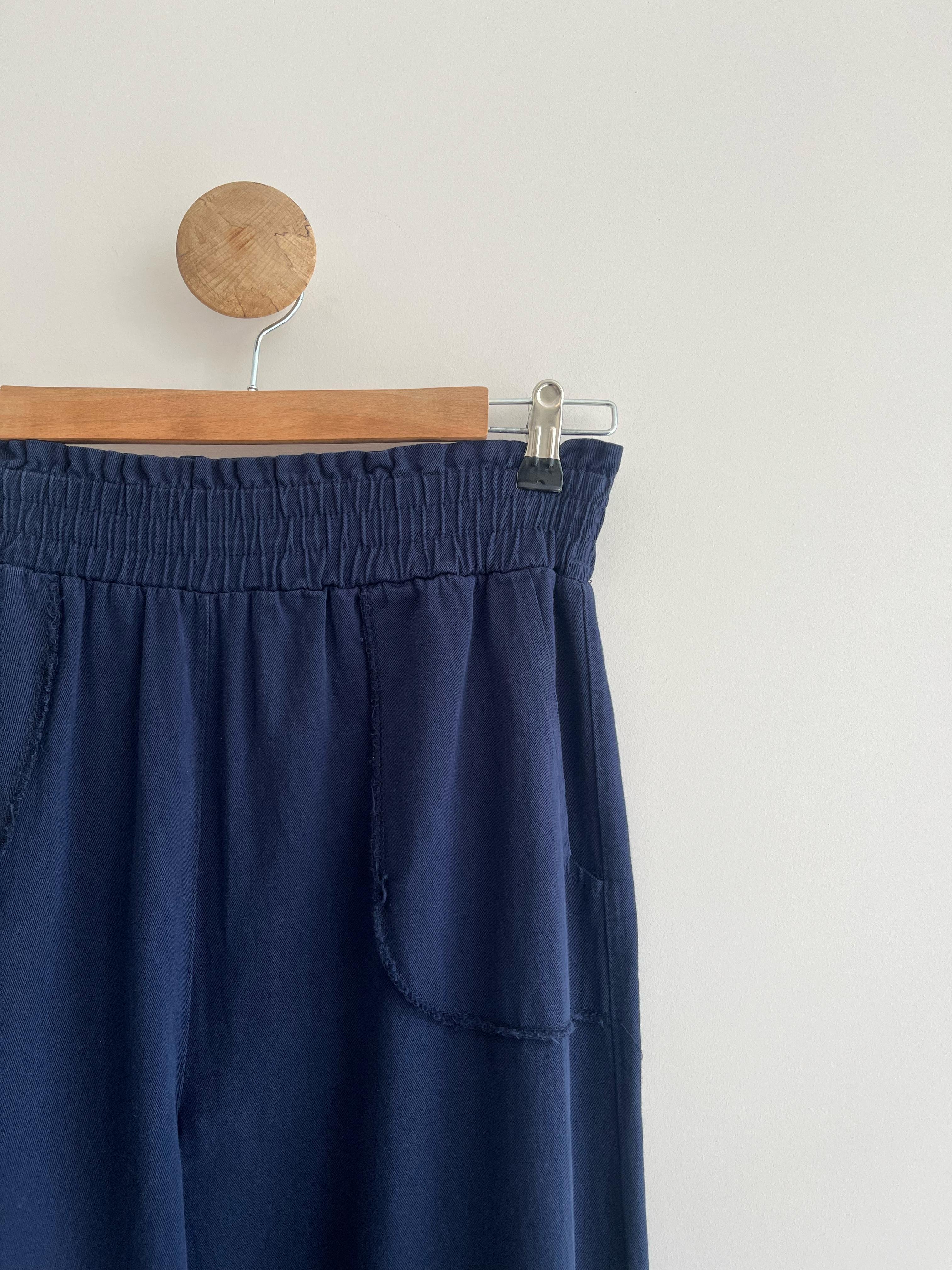Pamuklu Gabardin İspanyol Paça Pant