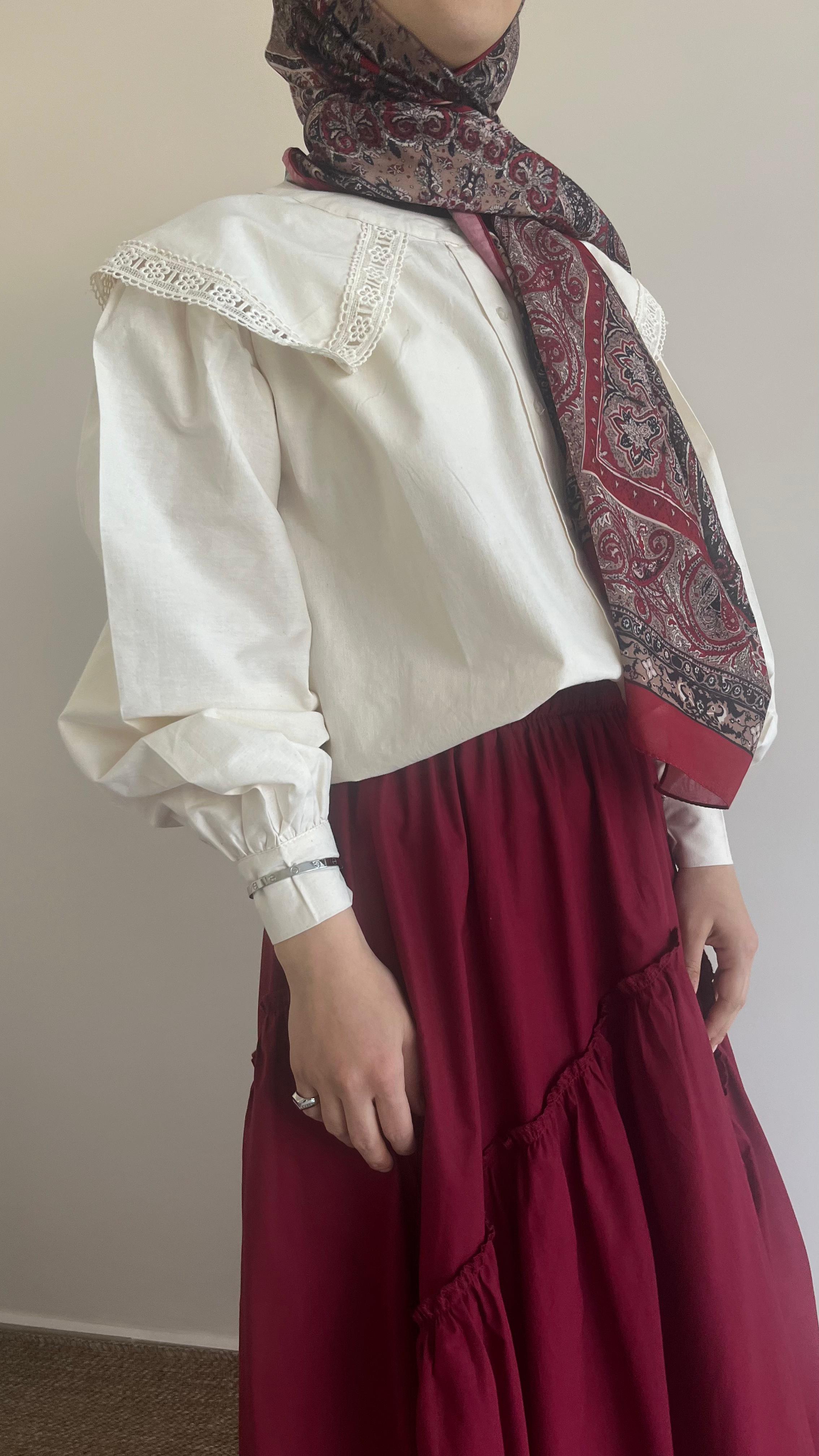 Sare Bohem Pamuklu Etek