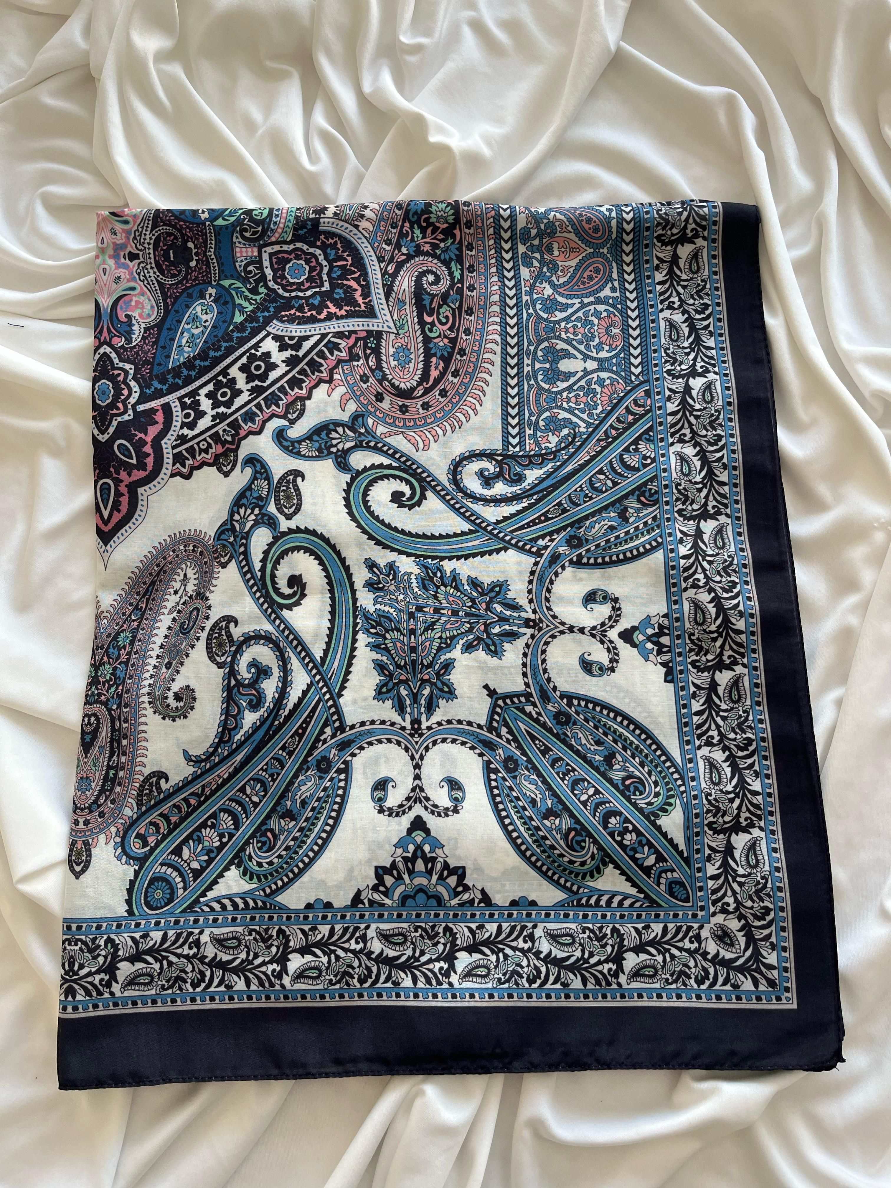 Ethnic Patterned Cotton Shawl