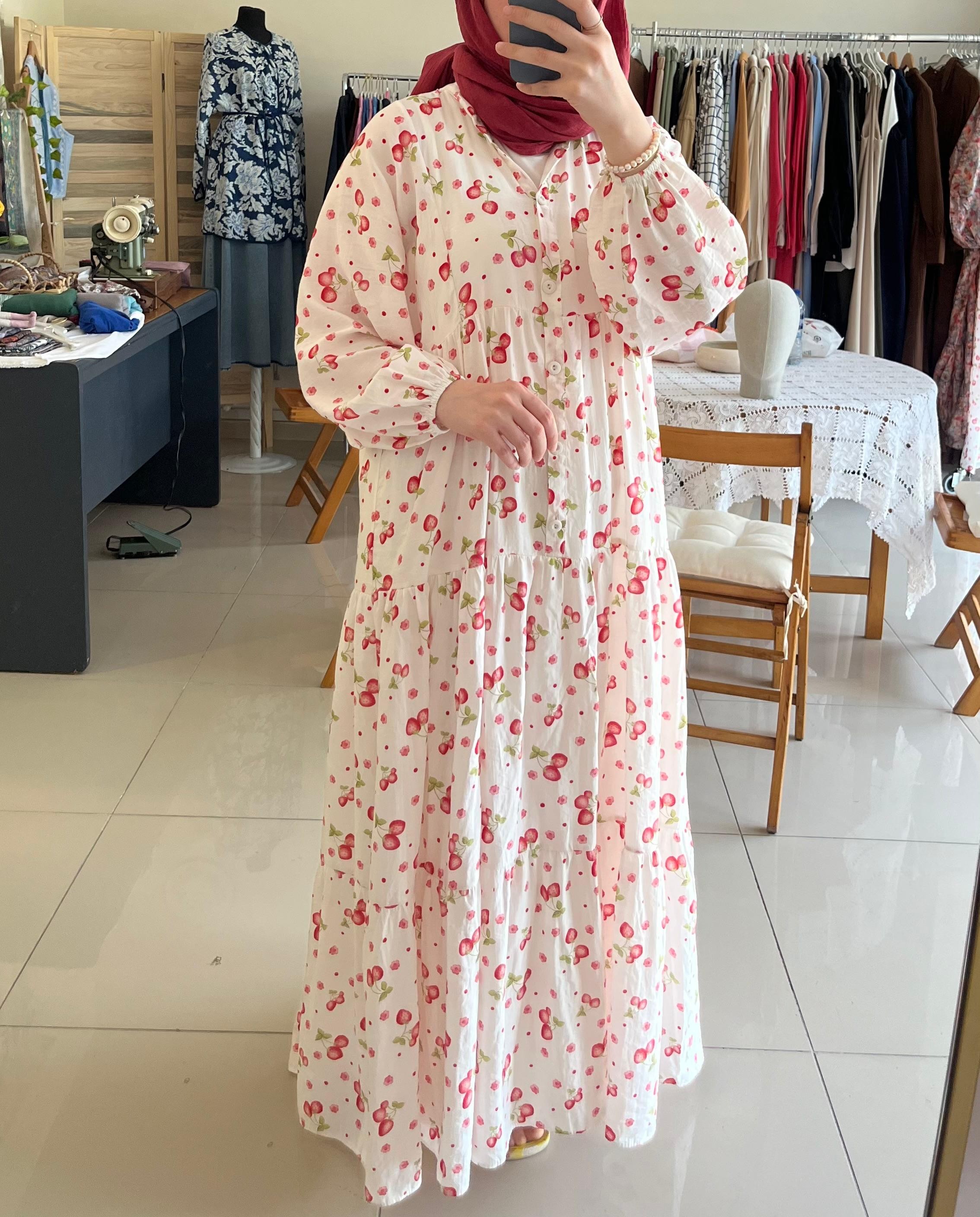 Strawberry Patterned Dress