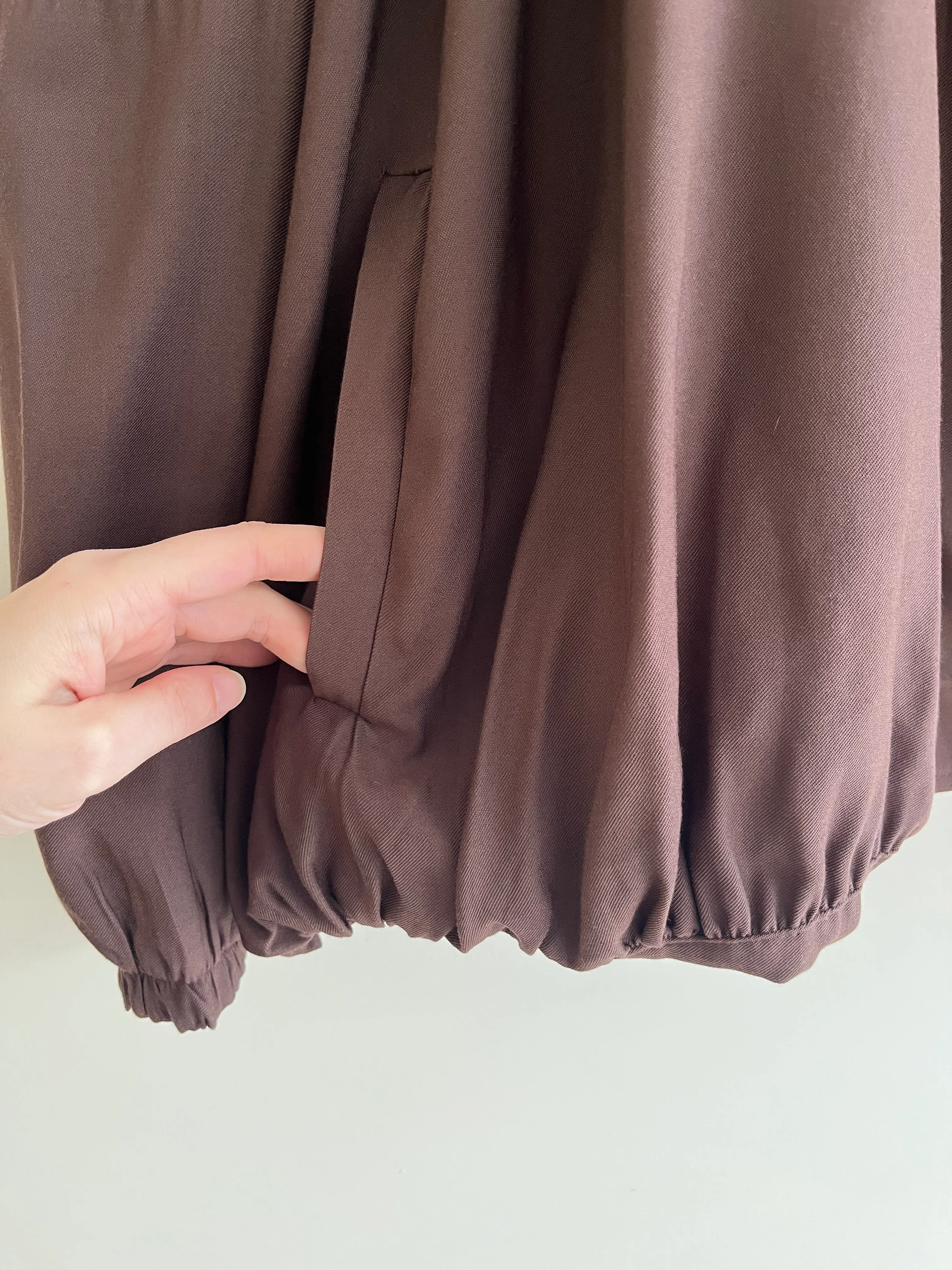 Oversize Bomber Astarlı Ceket