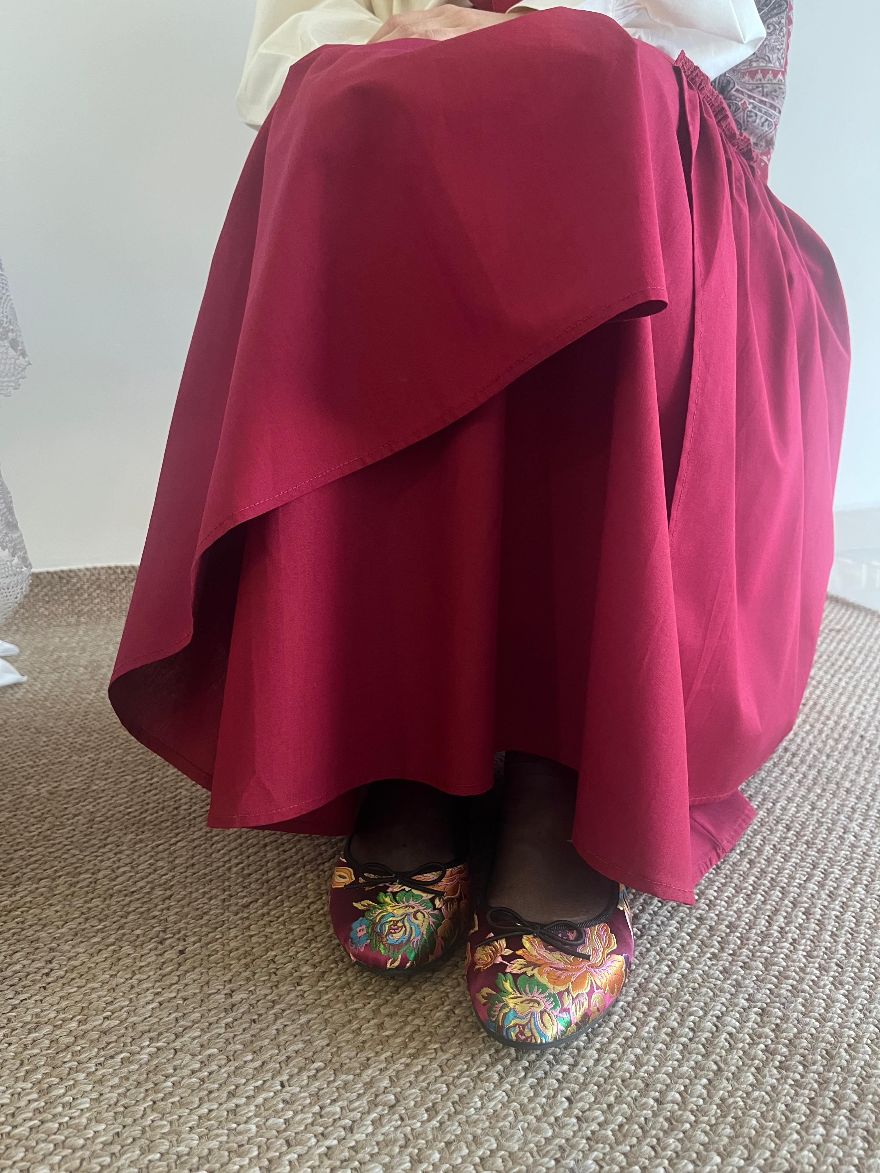 Sare Bohem Pamuklu Etek