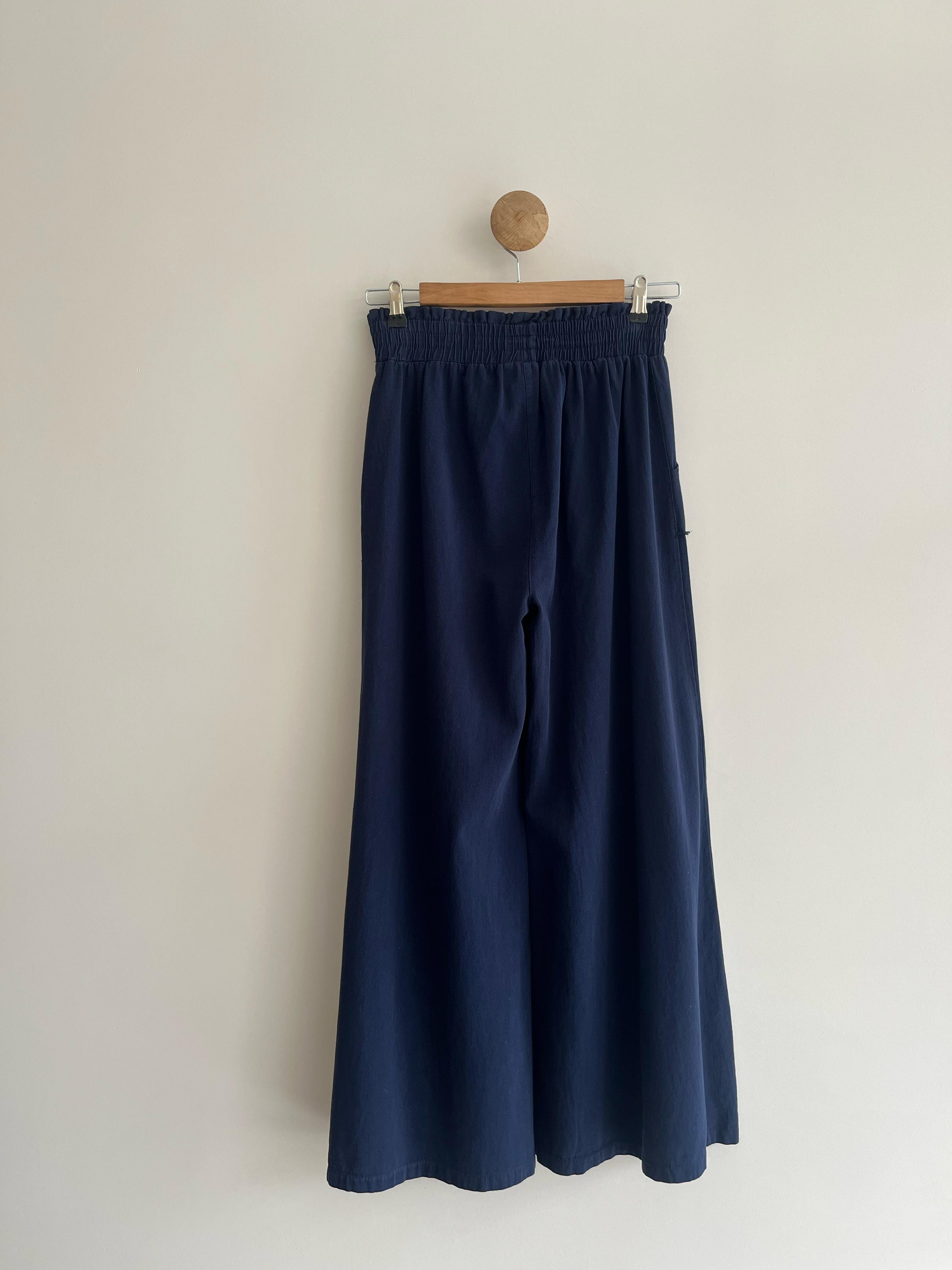 Pamuklu Gabardin İspanyol Paça Pant