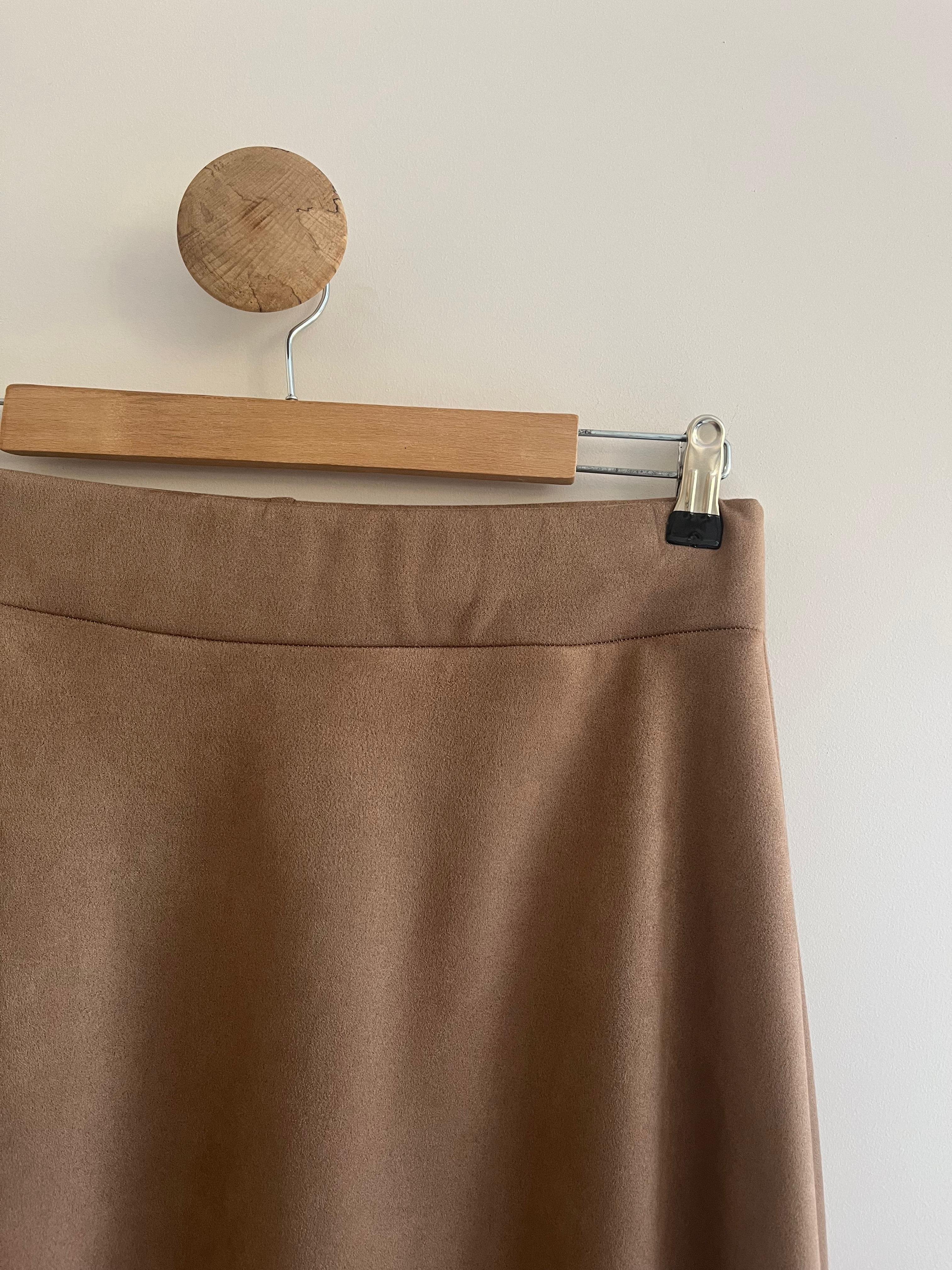 Suede Skirt 
