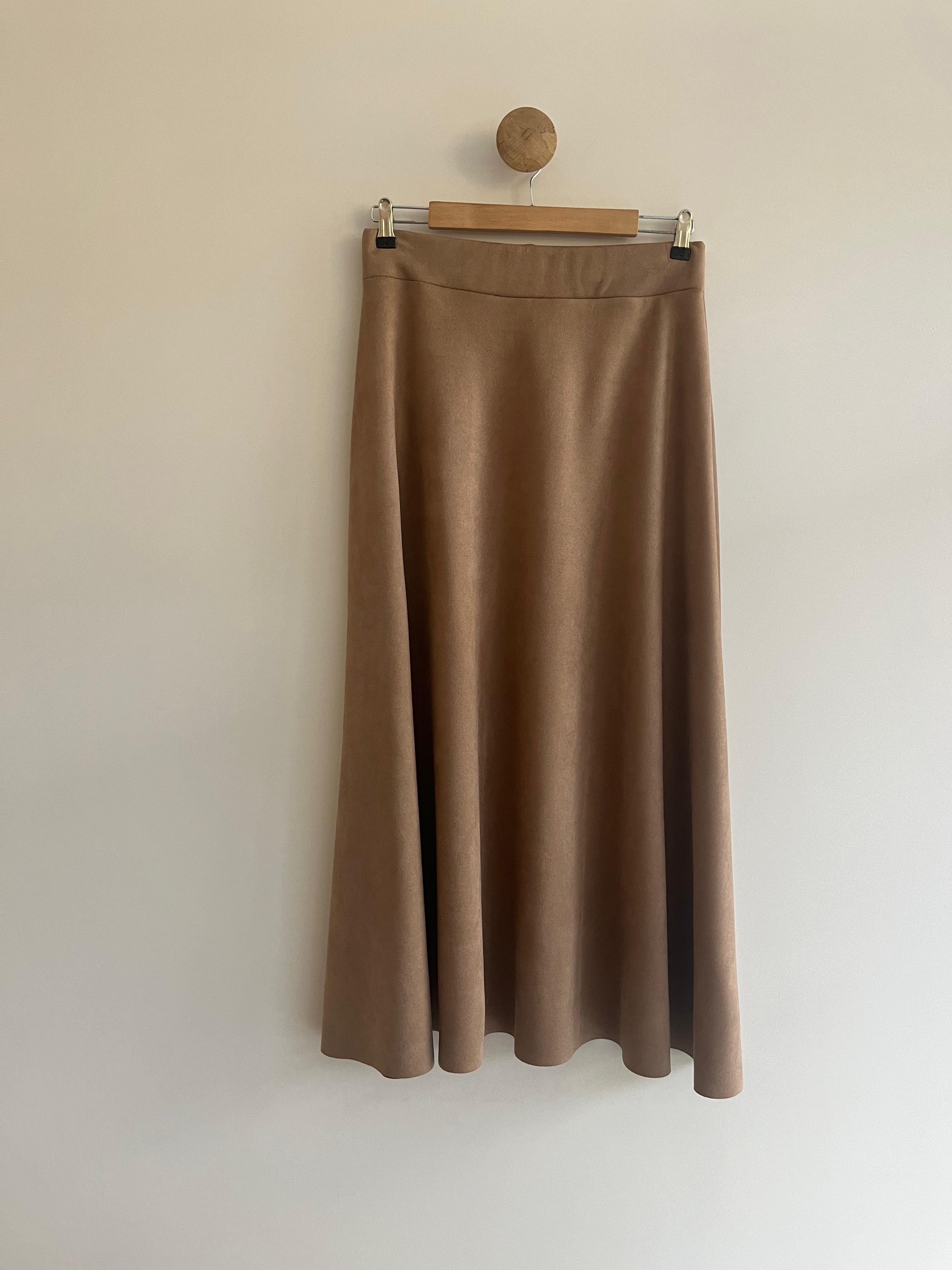 Suede Skirt 