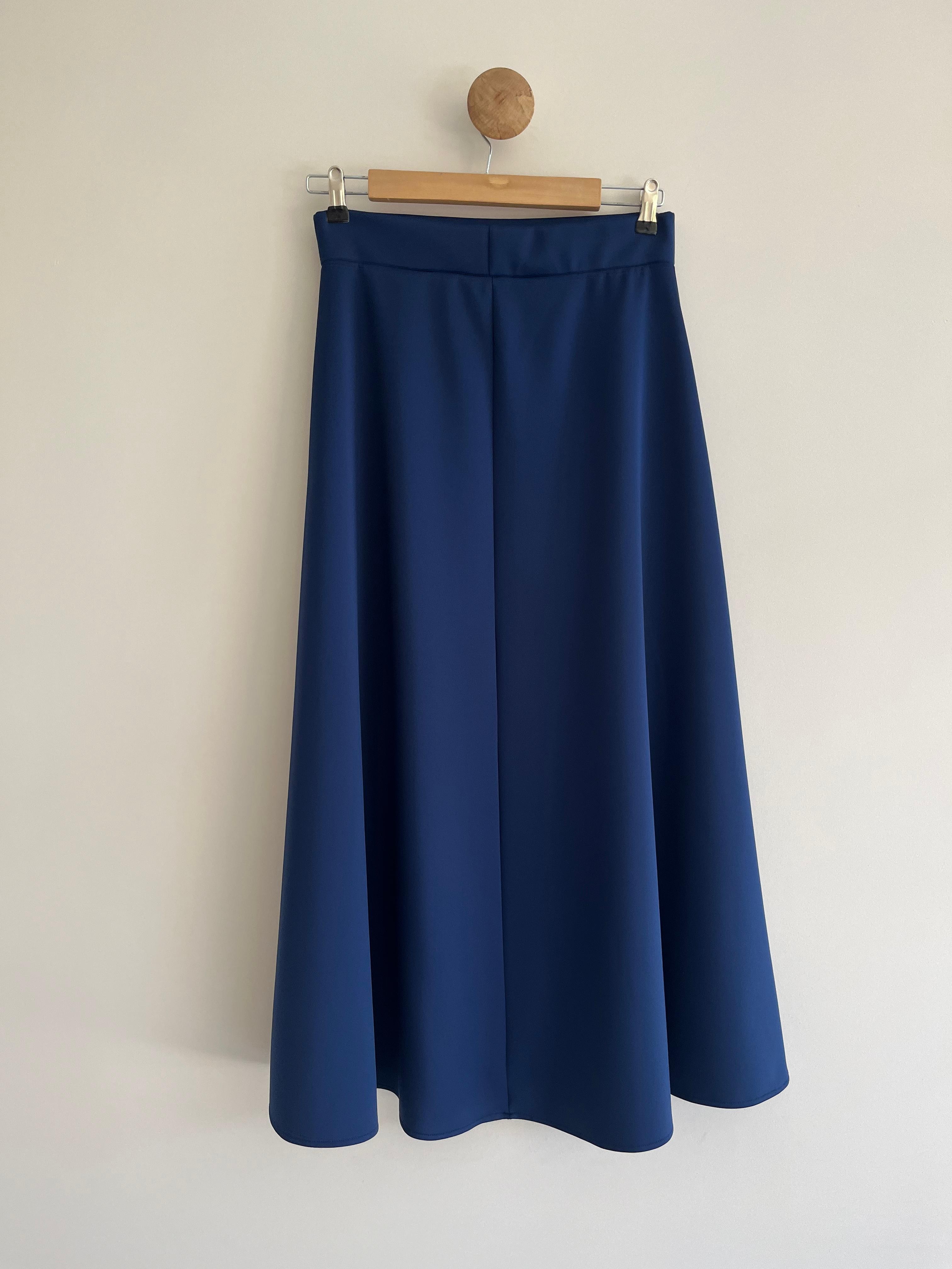 Scuba Flared Skirt 