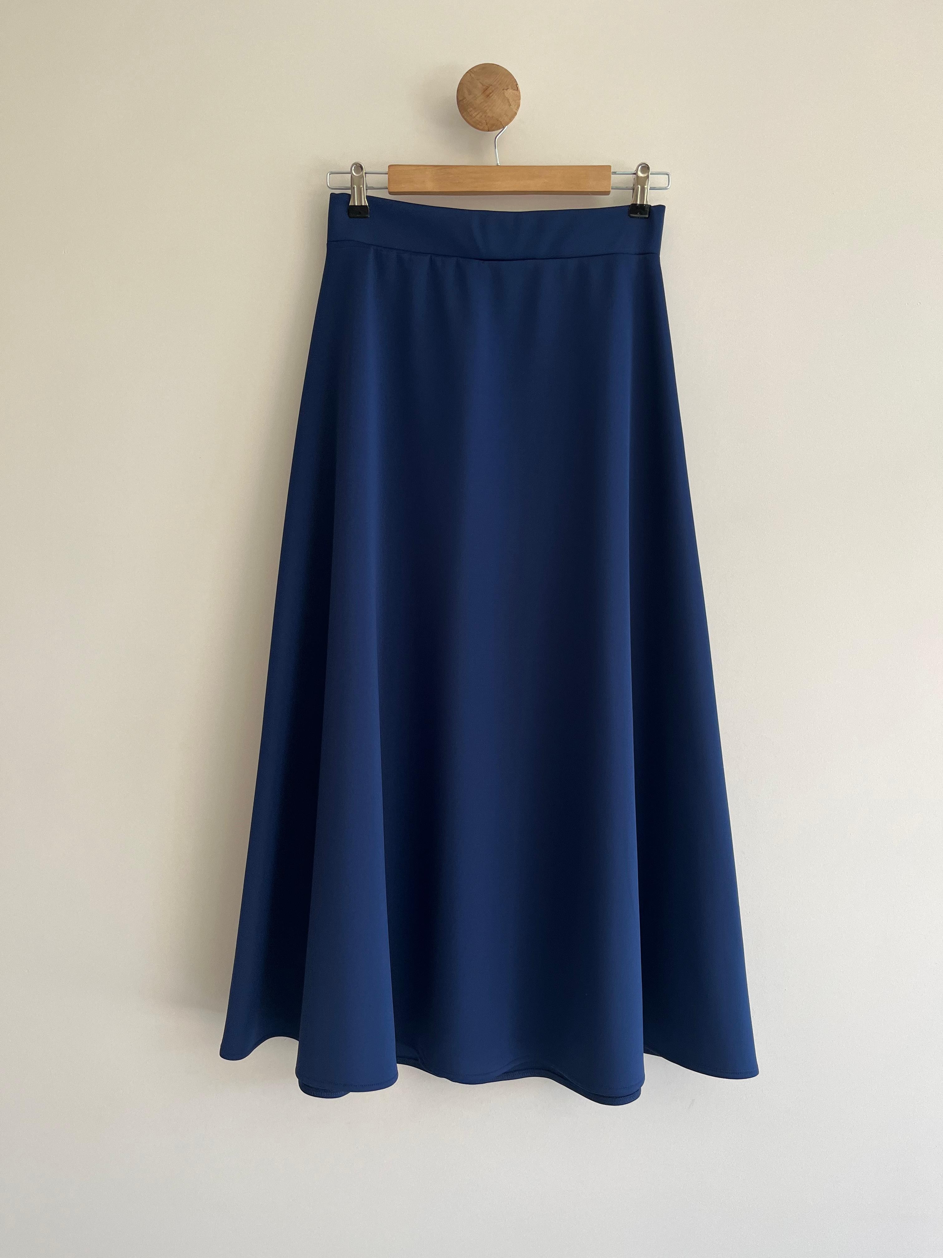 Scuba Flared Skirt 