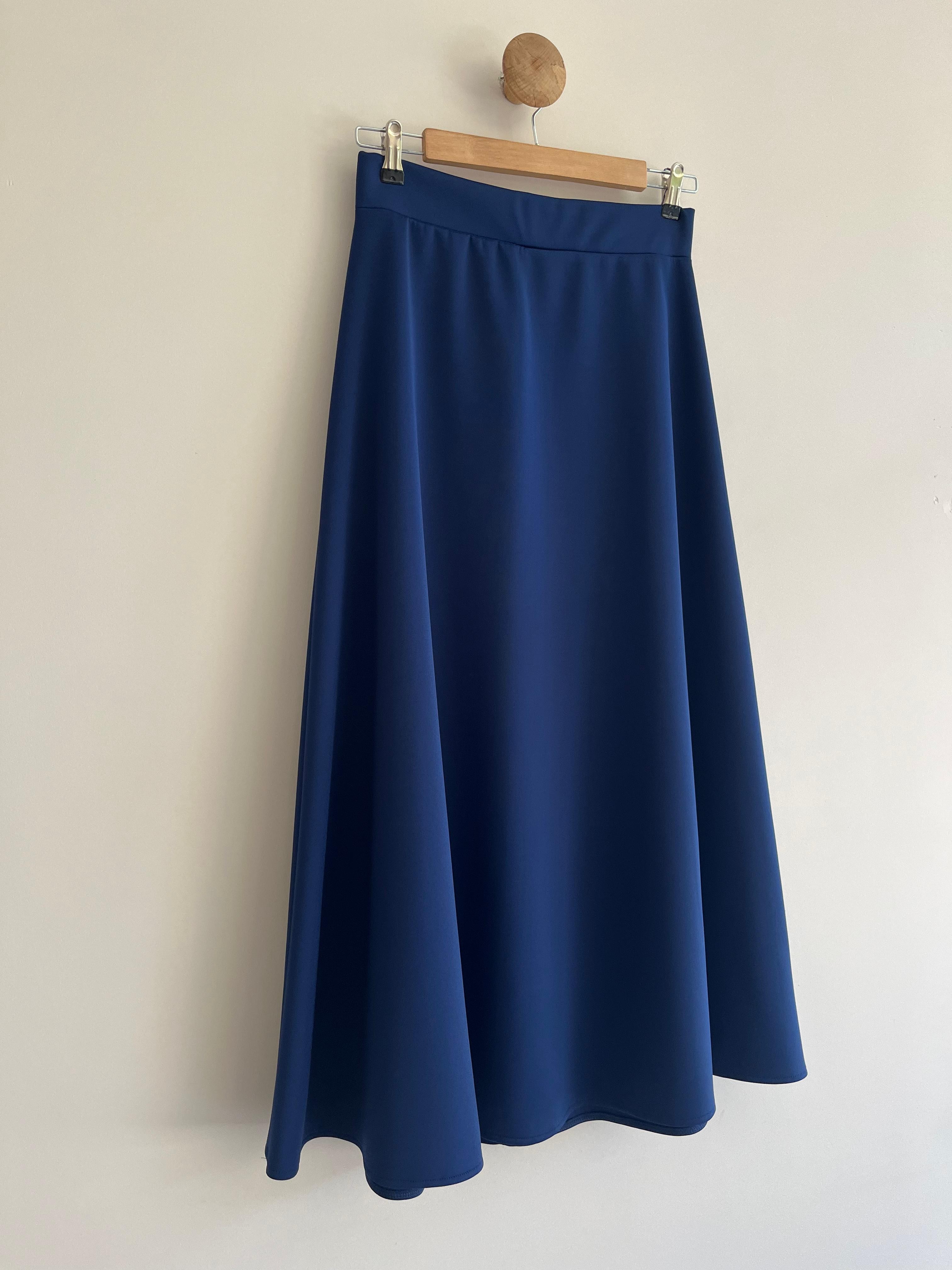 Scuba Flared Skirt 