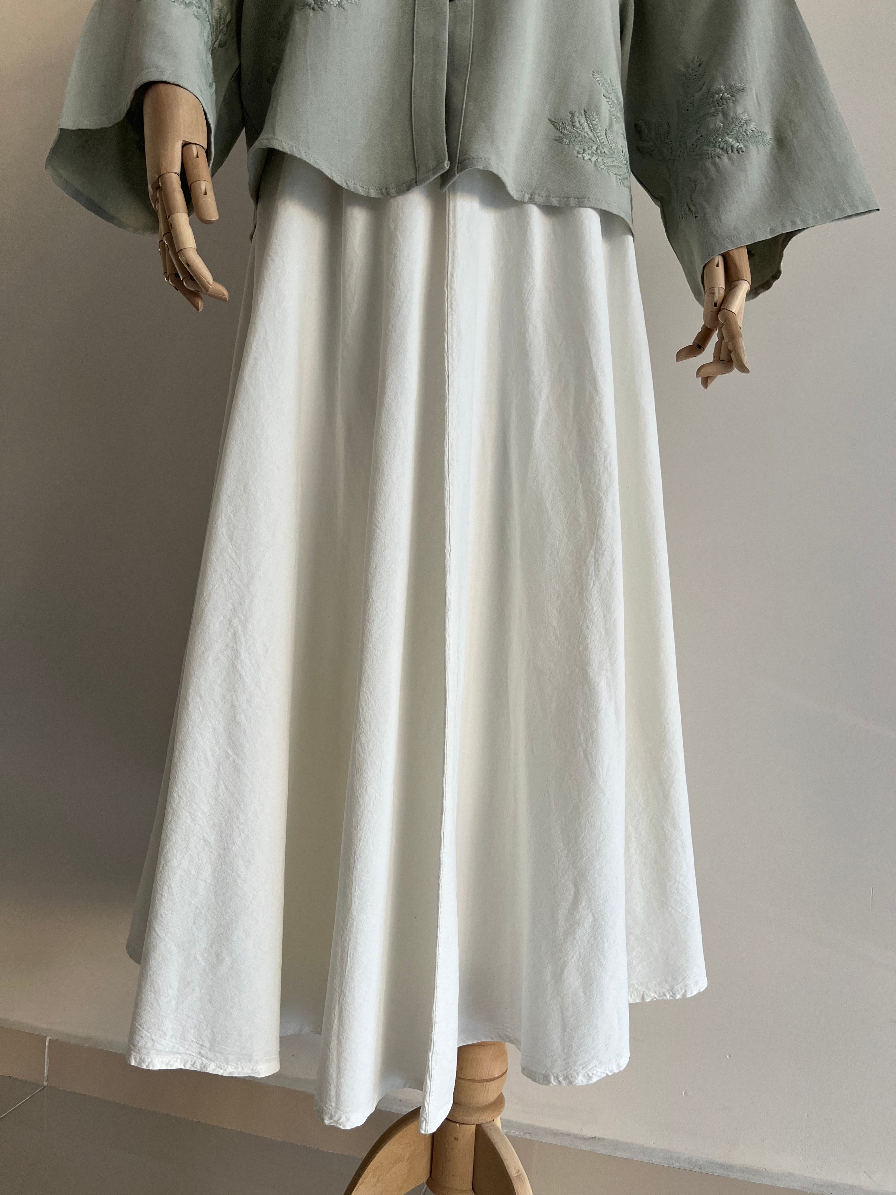 Gabardin Kloş Etek