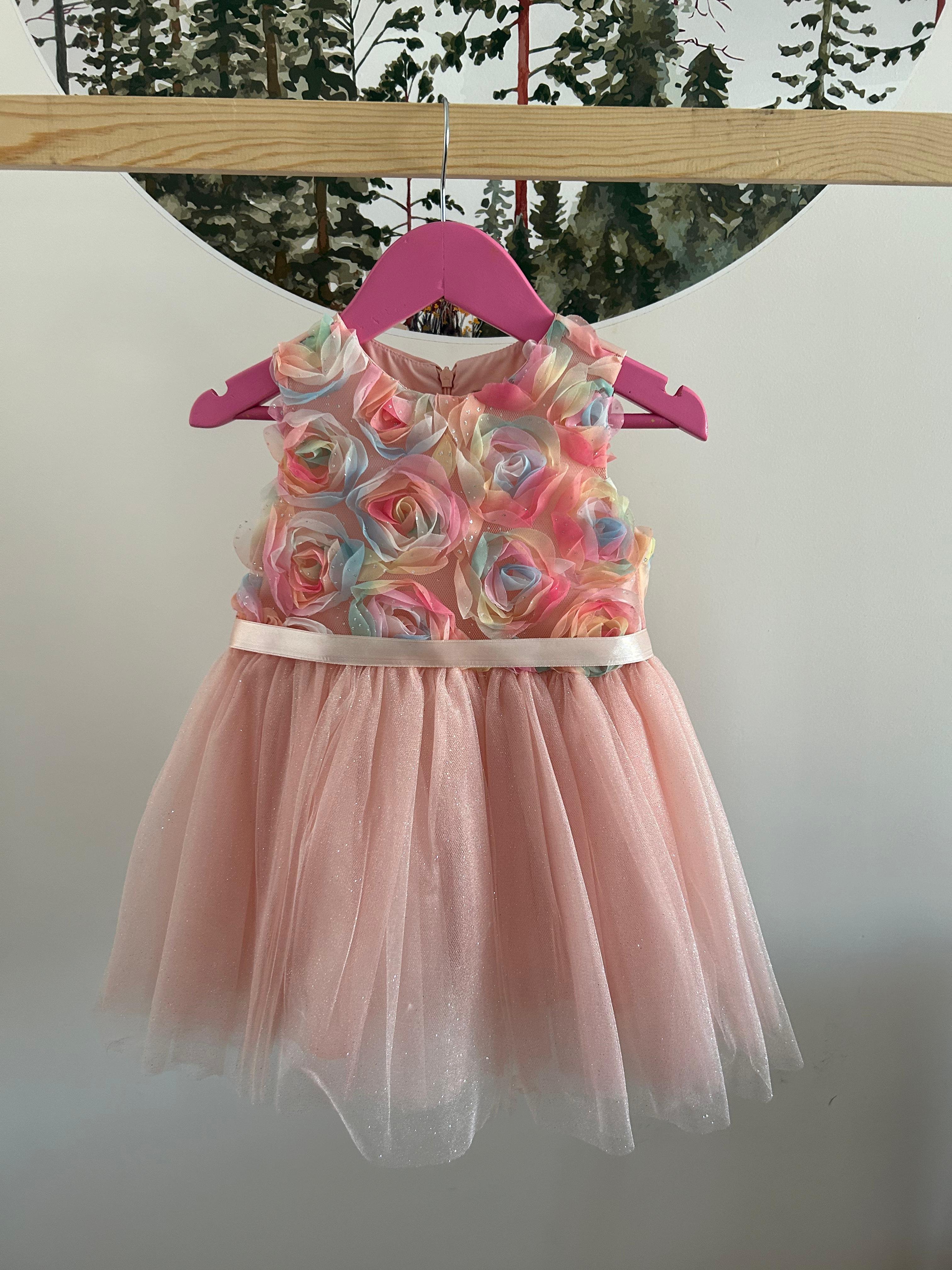 Salmon Tutu Wedding Dress