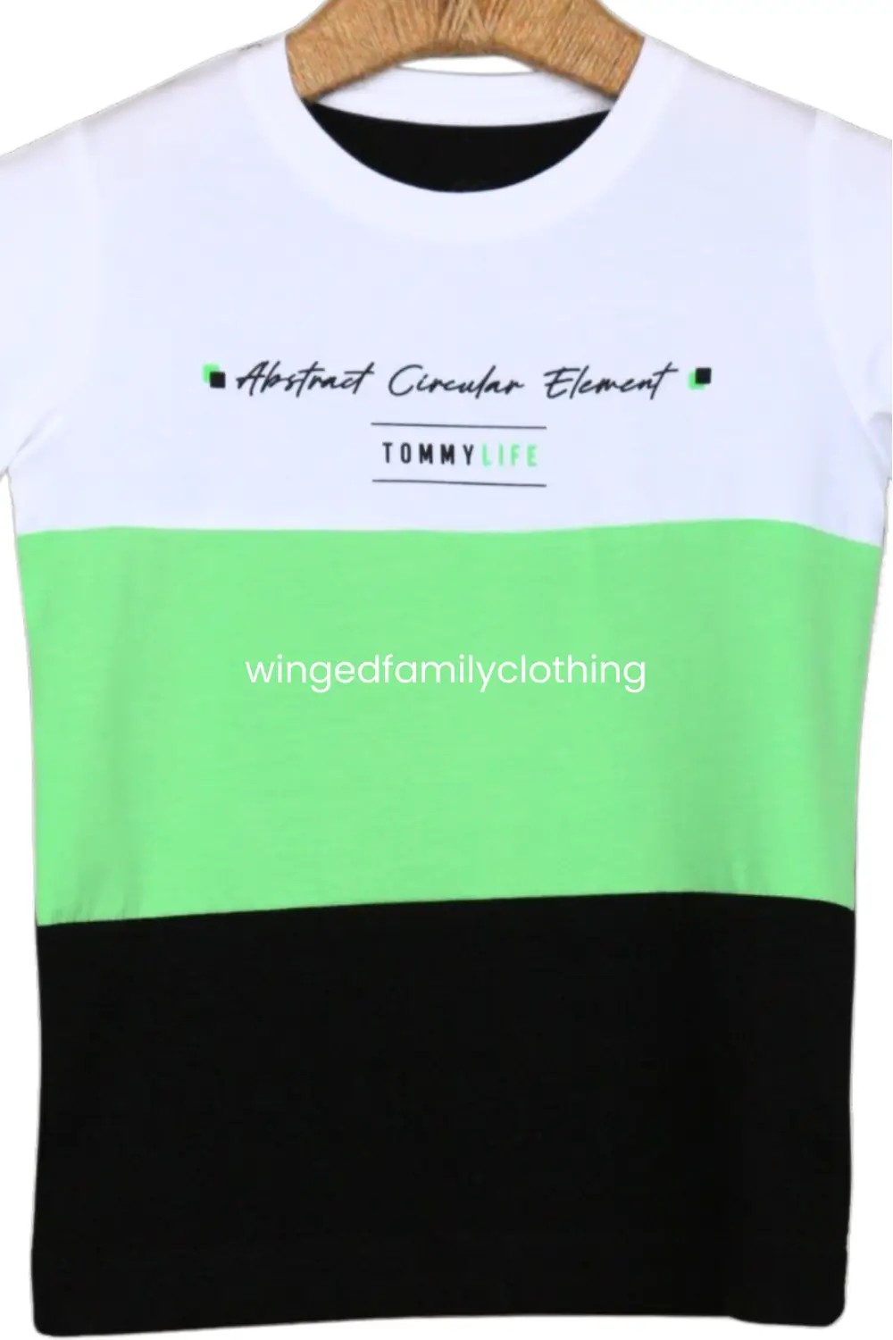 O Yaka Standart Kalıp Baskılı Erkek Çocuk T-Shirt - TYLE32