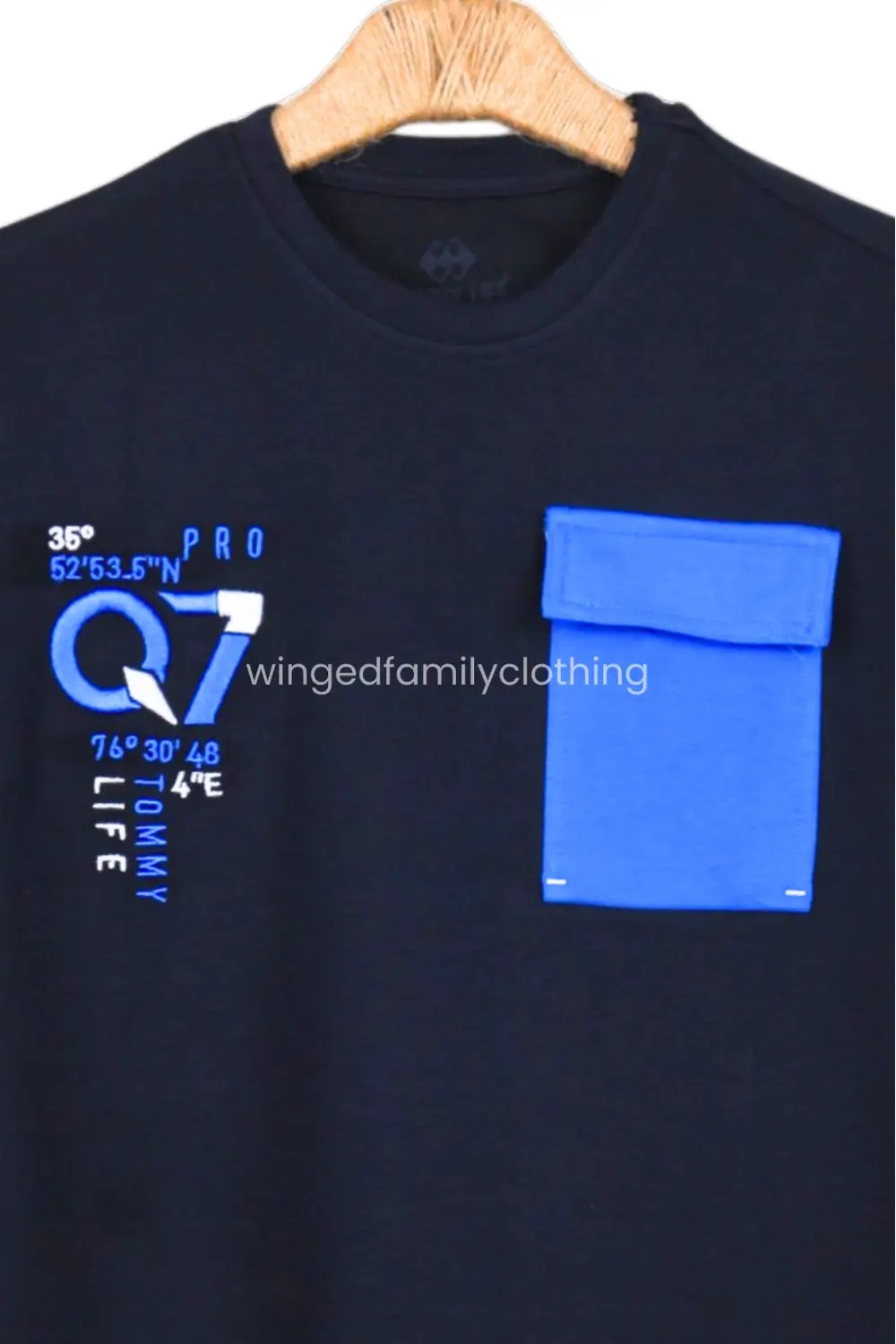 O Yaka Oversize Cep Detaylı Erkek Çocuk T-Shirt - TYLE30