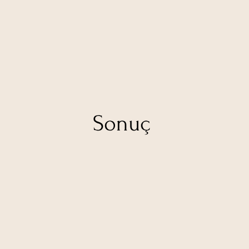 Sonuç
