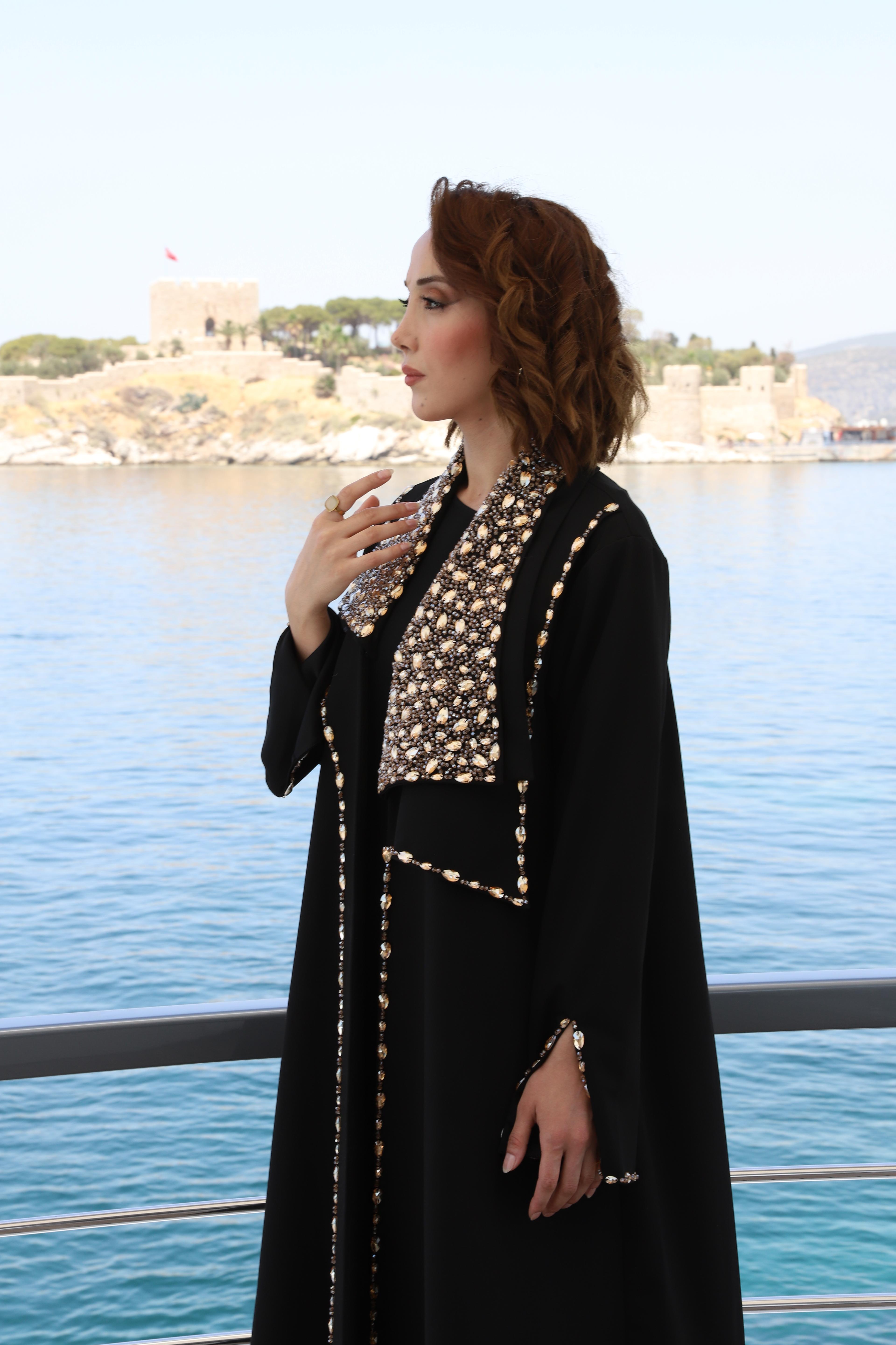 CEKET ABAYA SEYYAR YAKA GOLD 0004