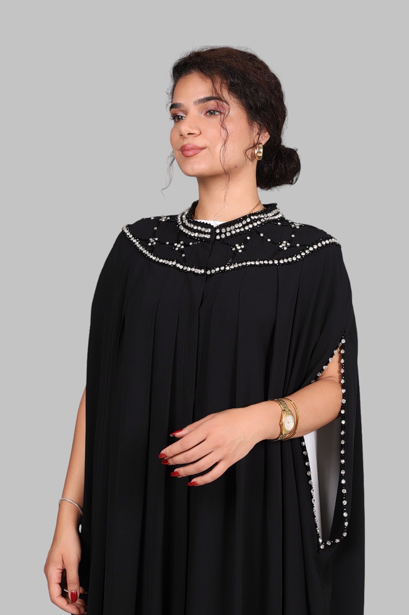 ABAYA HANDMADE BLACK 0016