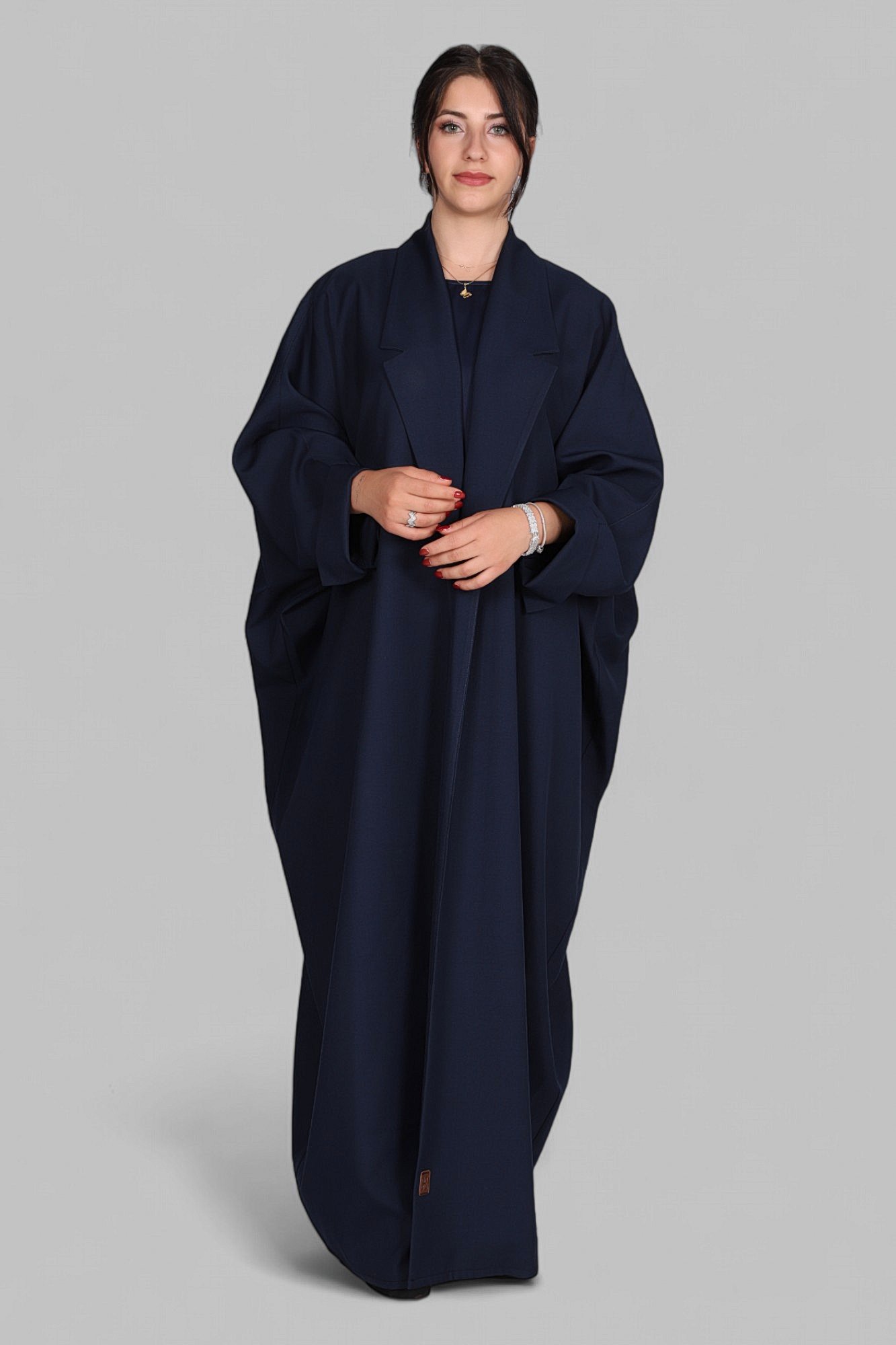 ABAYA YARASA KOL DARK BLUE 0024