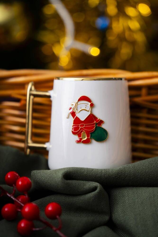 Yeni Yıl Temalı Elwood Noel Baba Kupa - 200 Ml