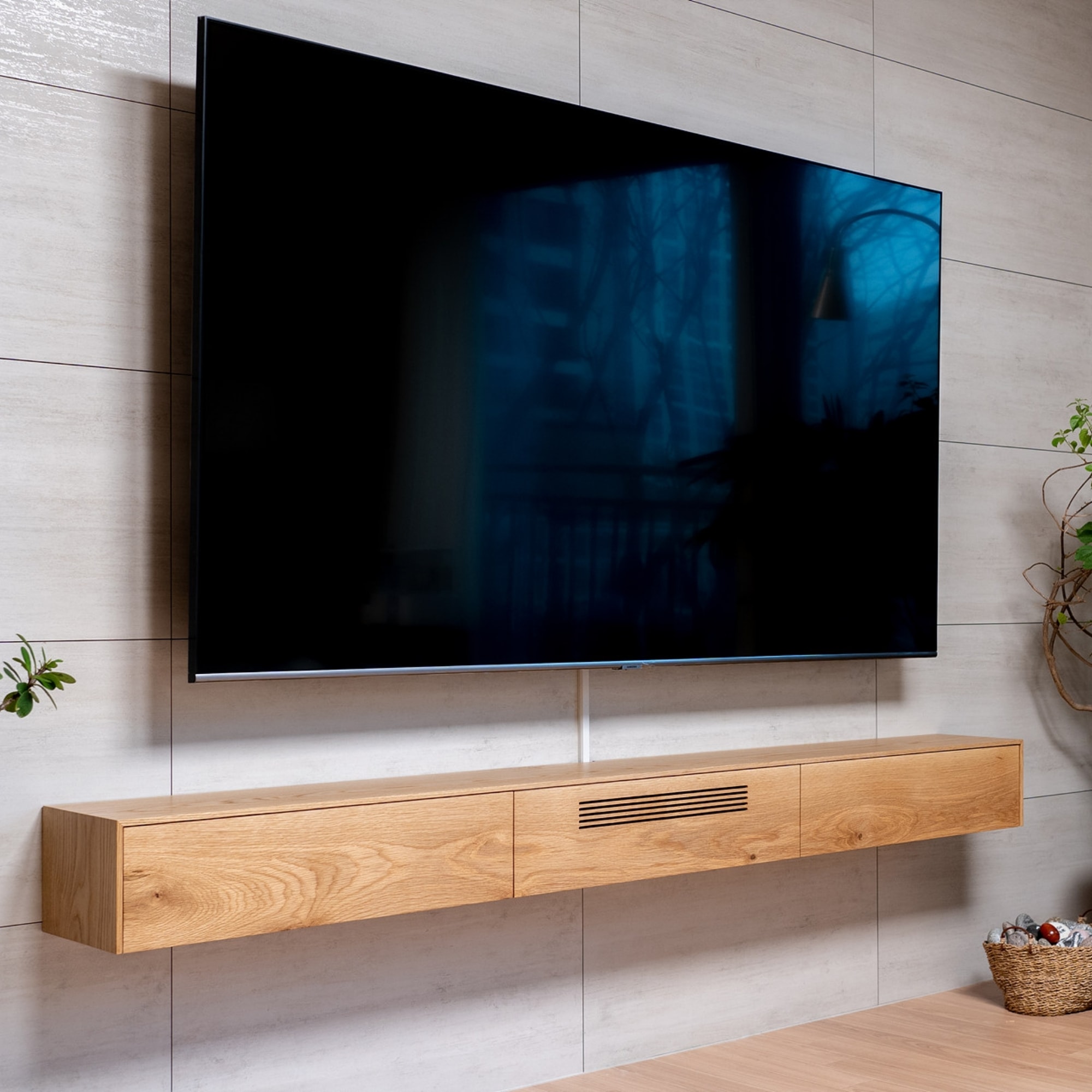 Brickell Ahşap Tv Ünitesi