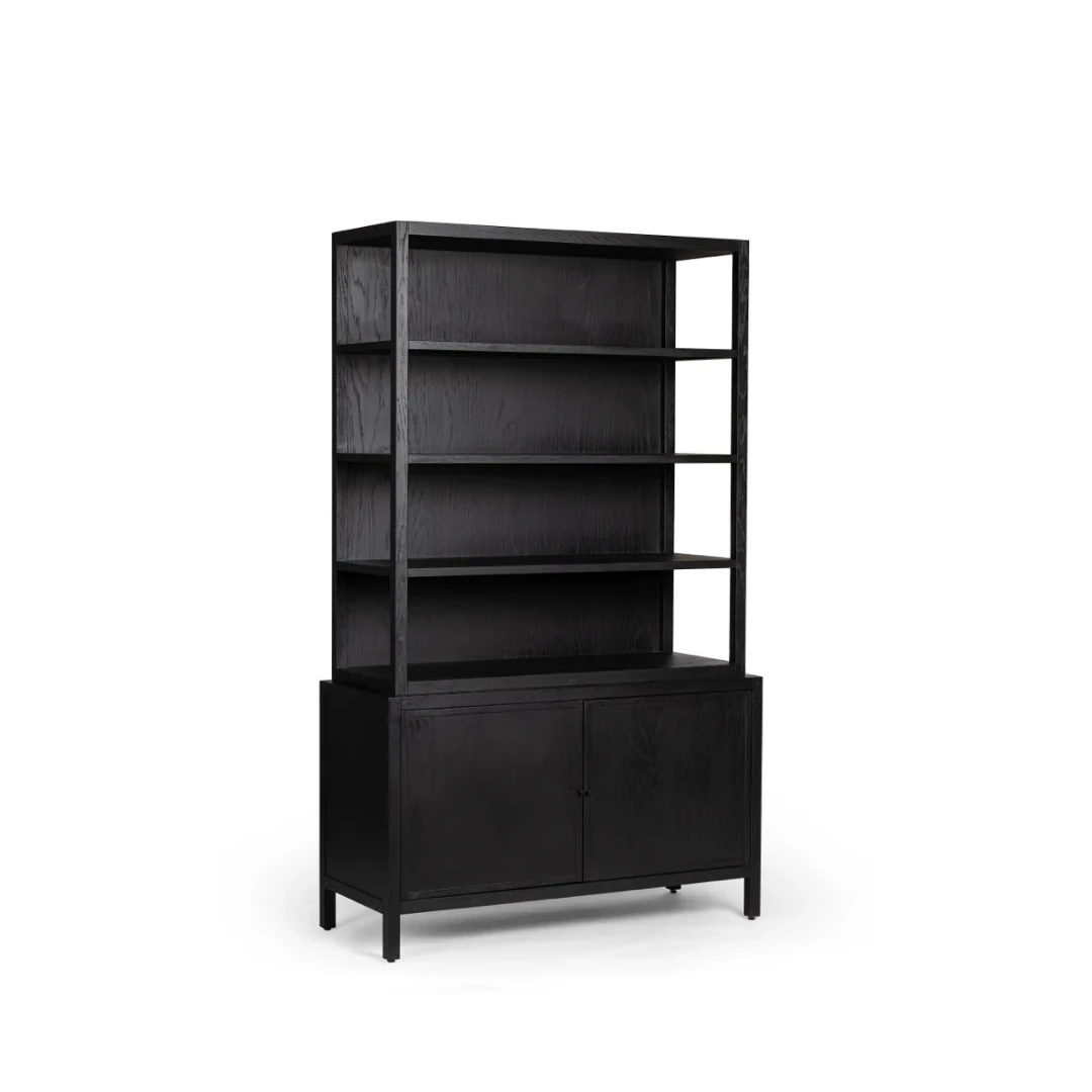 Garies Kapaklı Ahşap Kitaplık