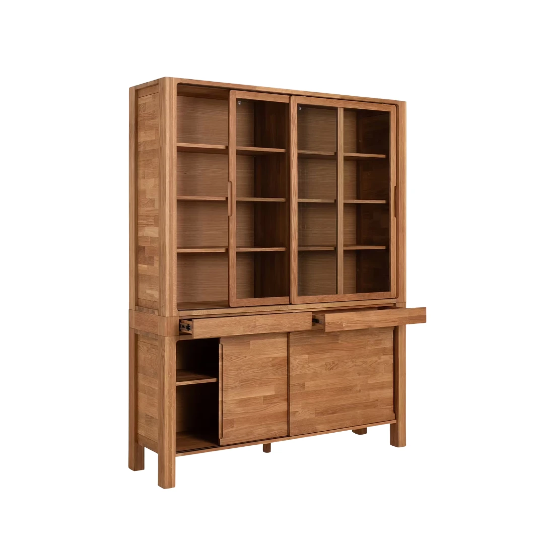 Tanda Cam Kapaklı Ahşap Büfe