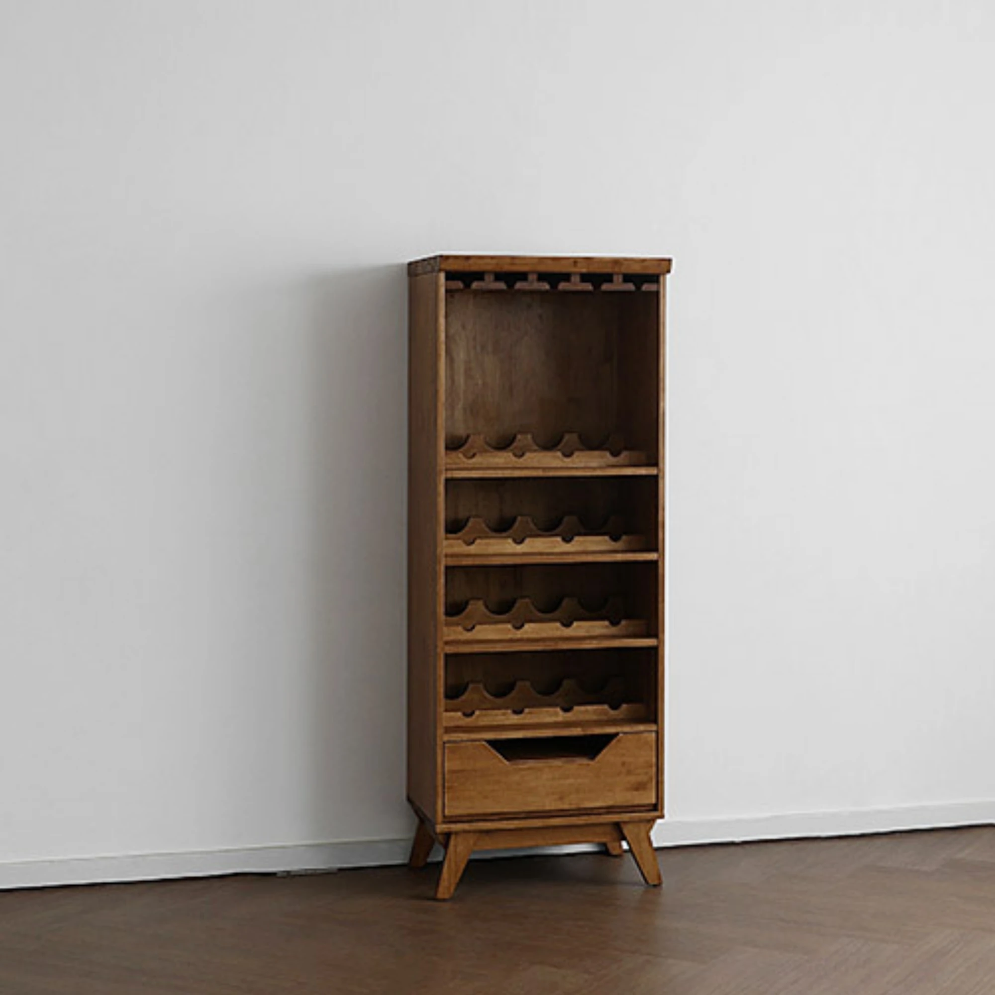 Duke Dekoratif Ahşap Şarap Dolabı