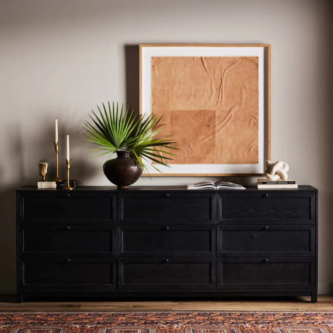 Mite 9 Çekmeceli Ahşap Konsol