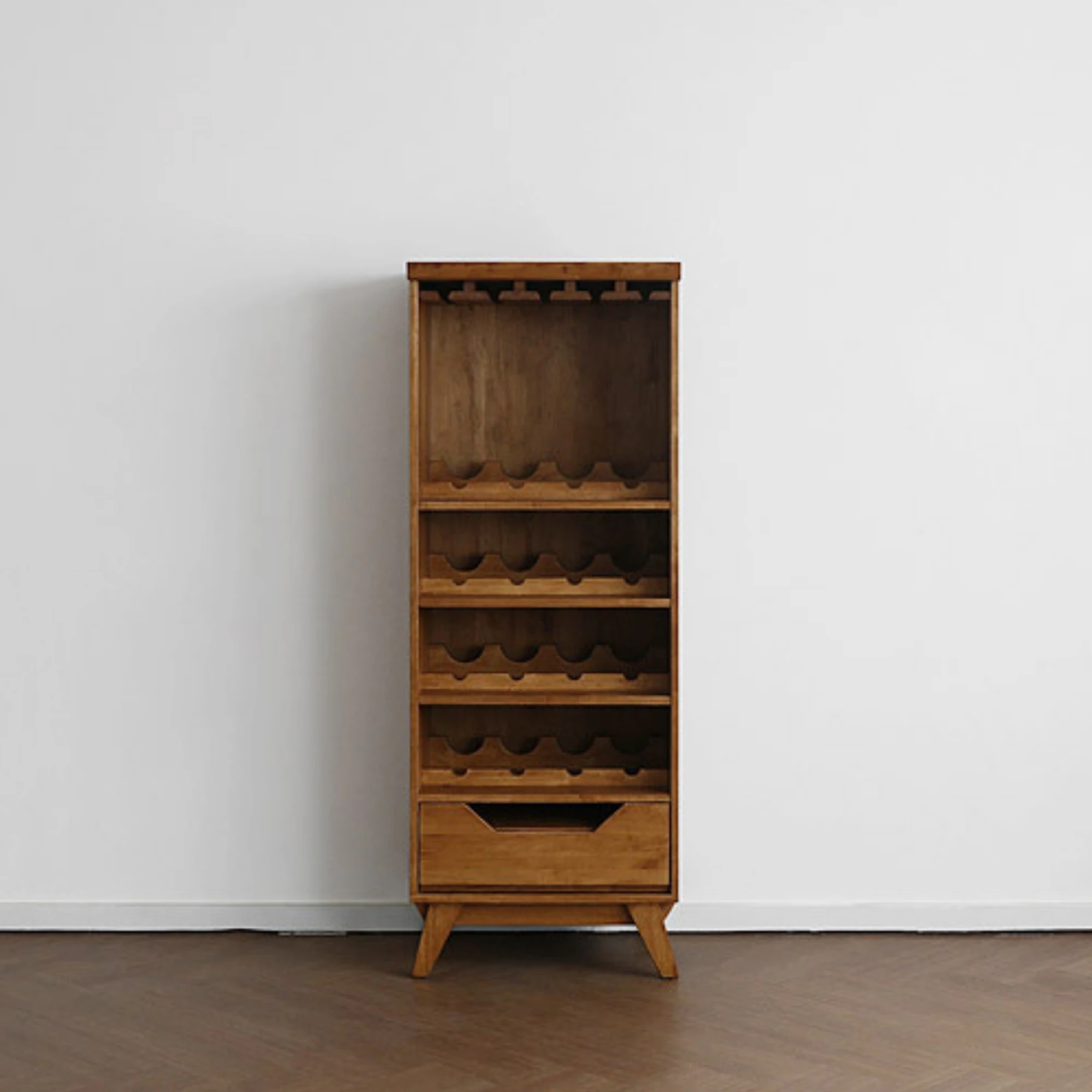 Duke Dekoratif Ahşap Şarap Dolabı