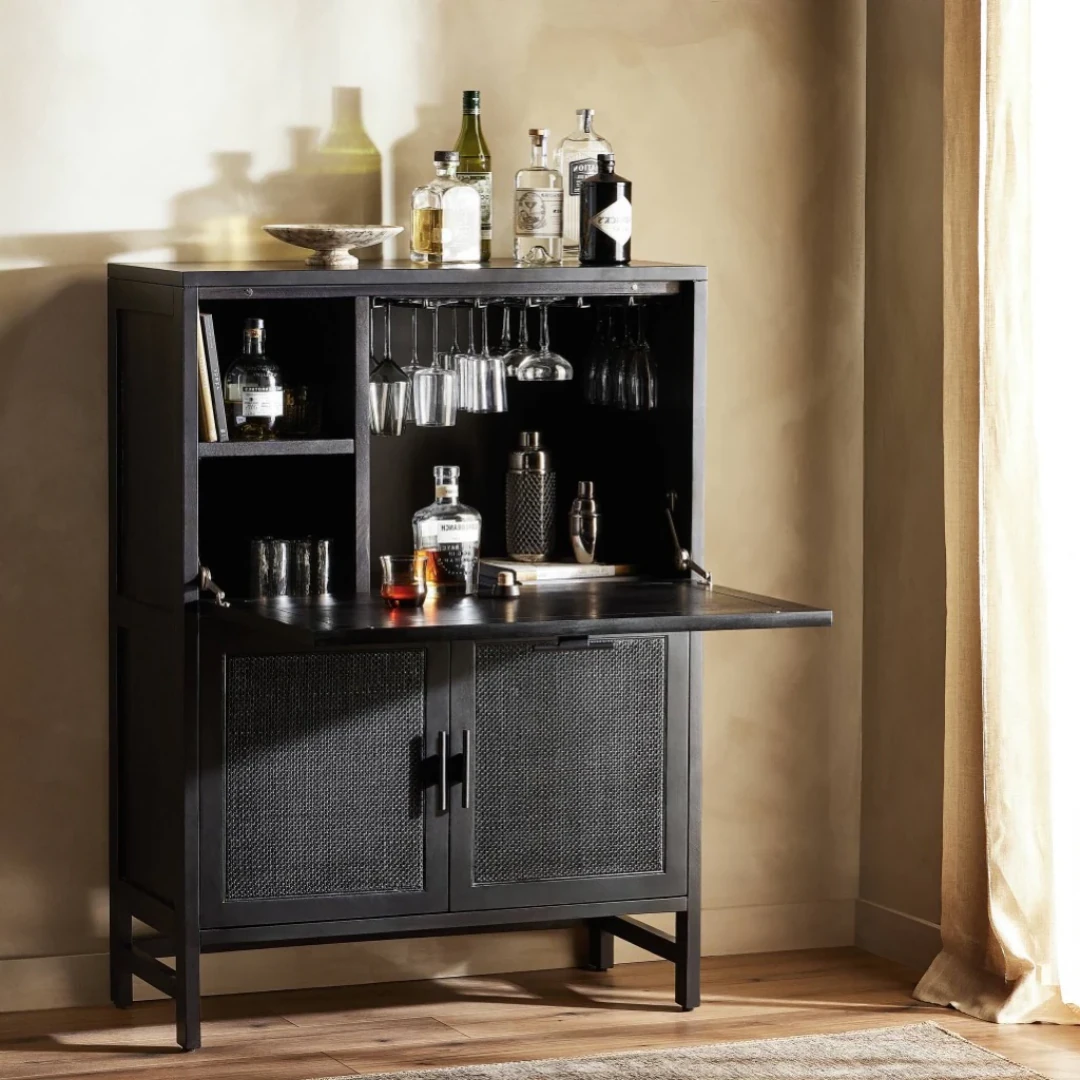 Cumbo Ahşap Bar Dolabı