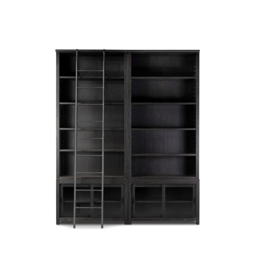 Mayotte Merdivenli Ahşap Kitaplık