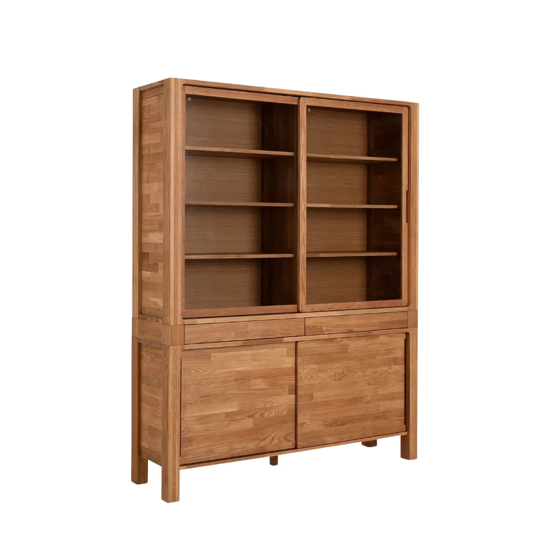 Tanda Cam Kapaklı Ahşap Büfe