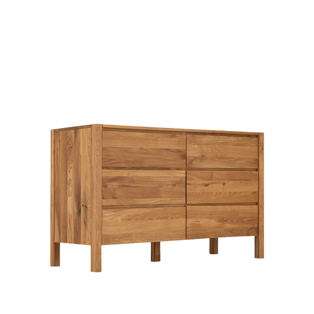 Lola 6 Çekmeceli Ahşap Şifonyer