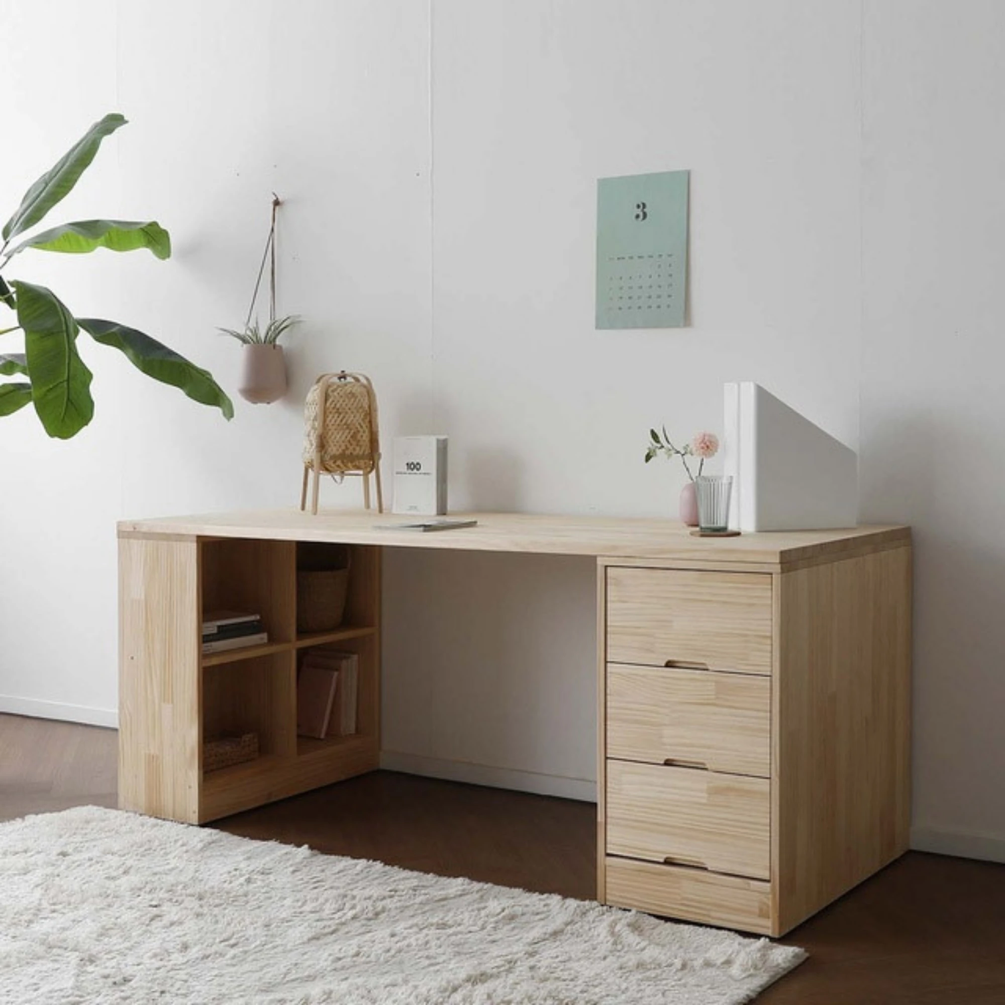 Graben Ahşap Çalışma Masası