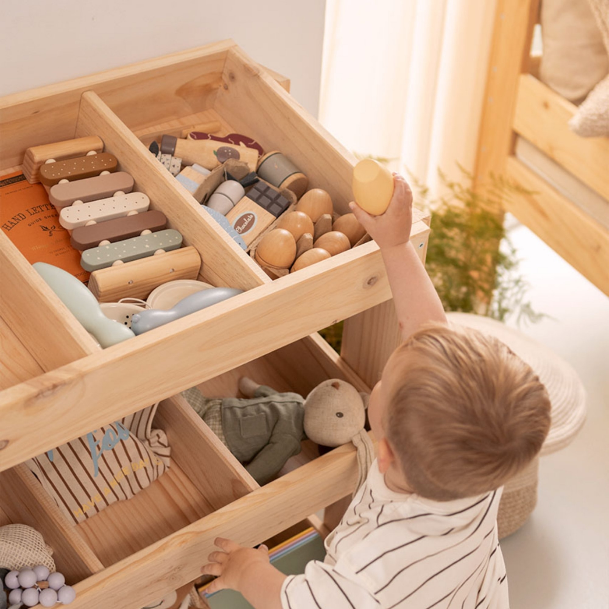 Ellie Ahşap Oyuncak Düzenleyici