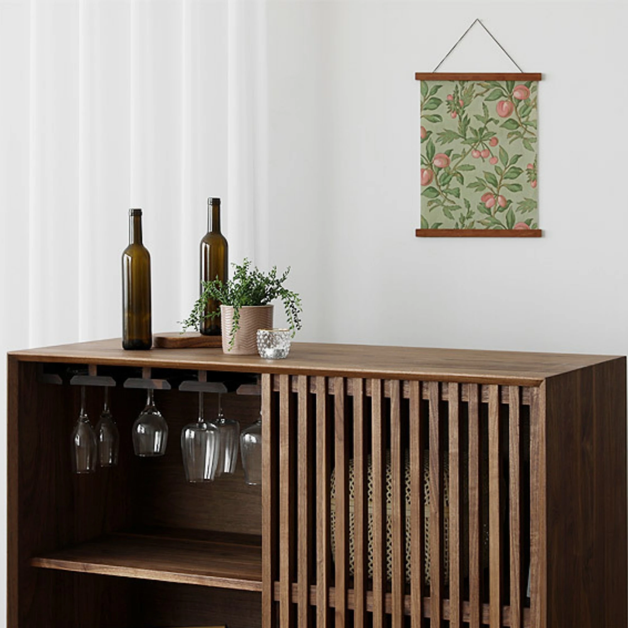 Row Dekoratif Ahşap Şaraplık