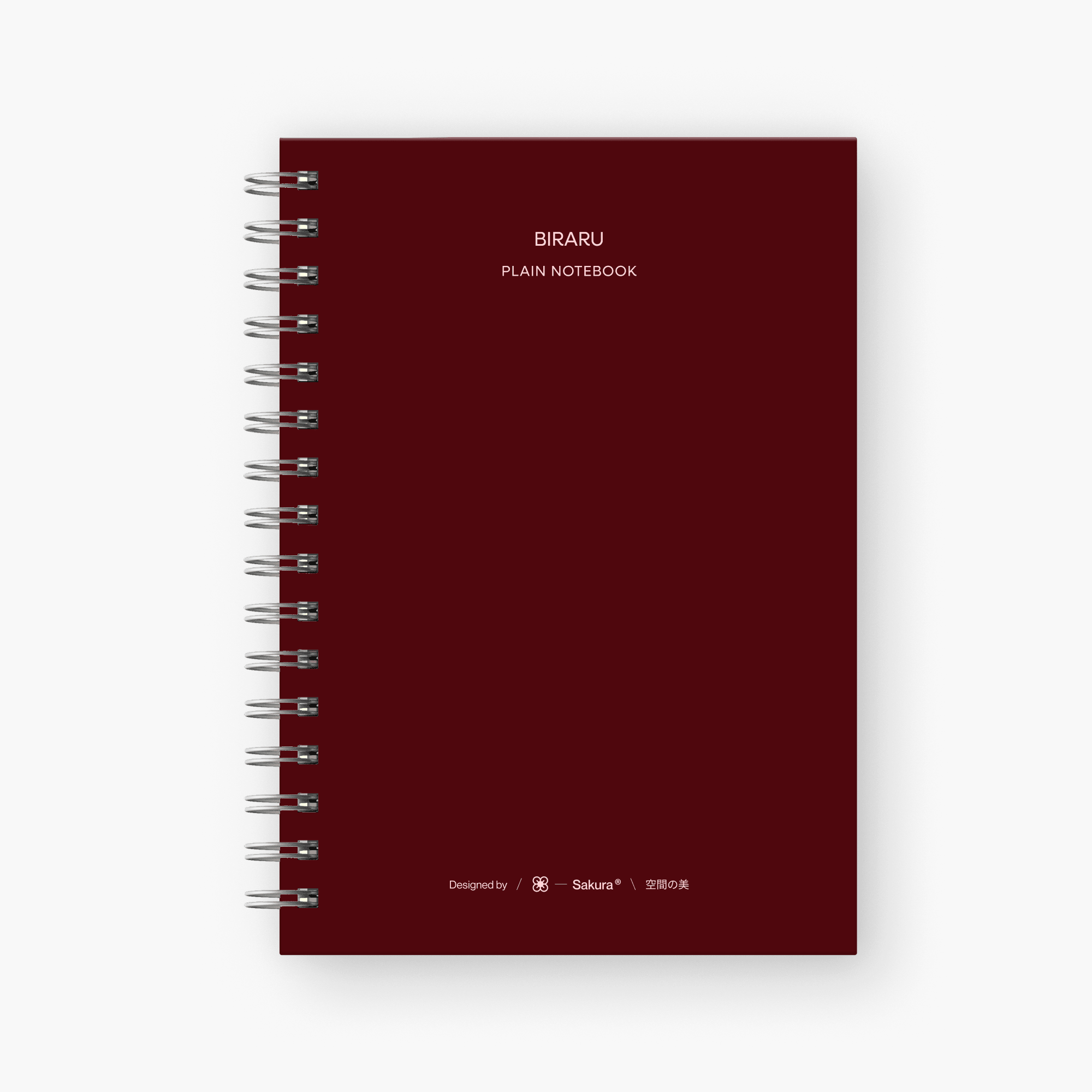 Plain (Düz) Defter Bordo