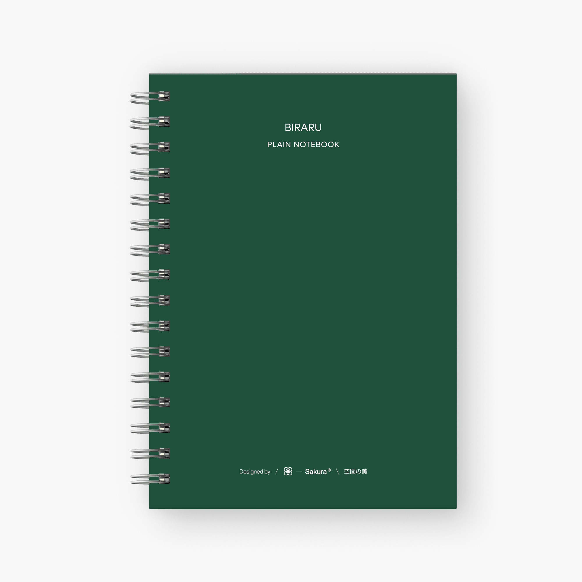 Plain (Düz) Defter Koyu Yeşil